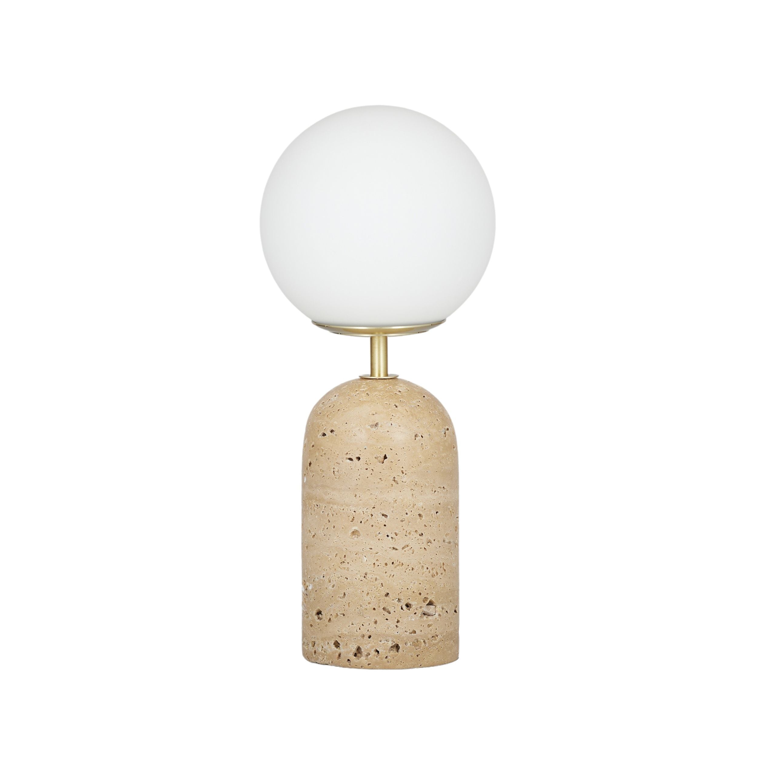 Coast To Coast Firenze Travertine Lamp 15x35cm Natural