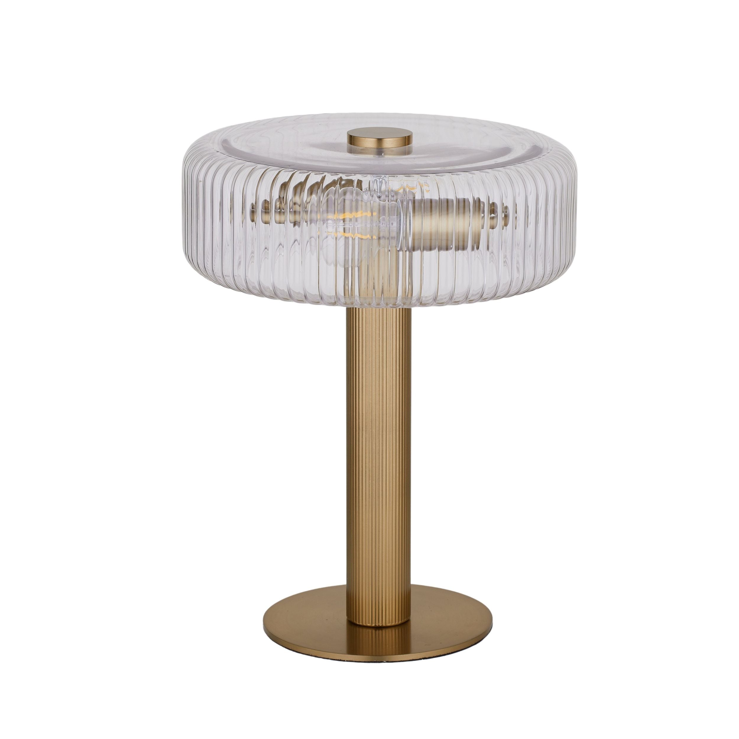 Coast To Coast Deluca Metal/Glass Lamp Gold