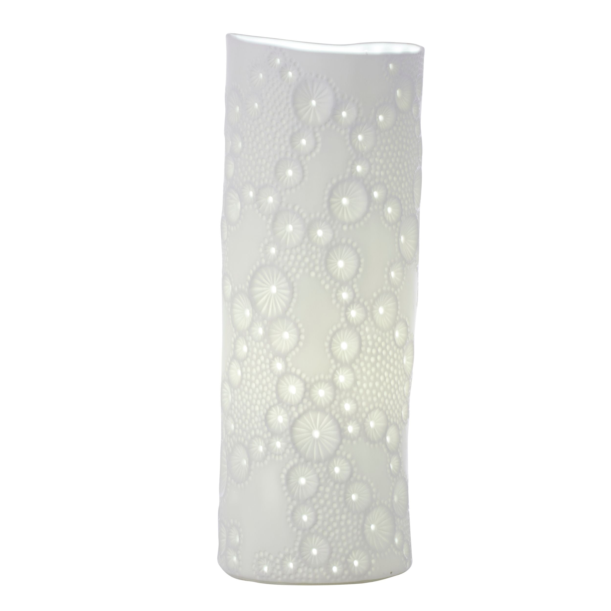 Coast To Coast Ari Porcelain Table Lamp White