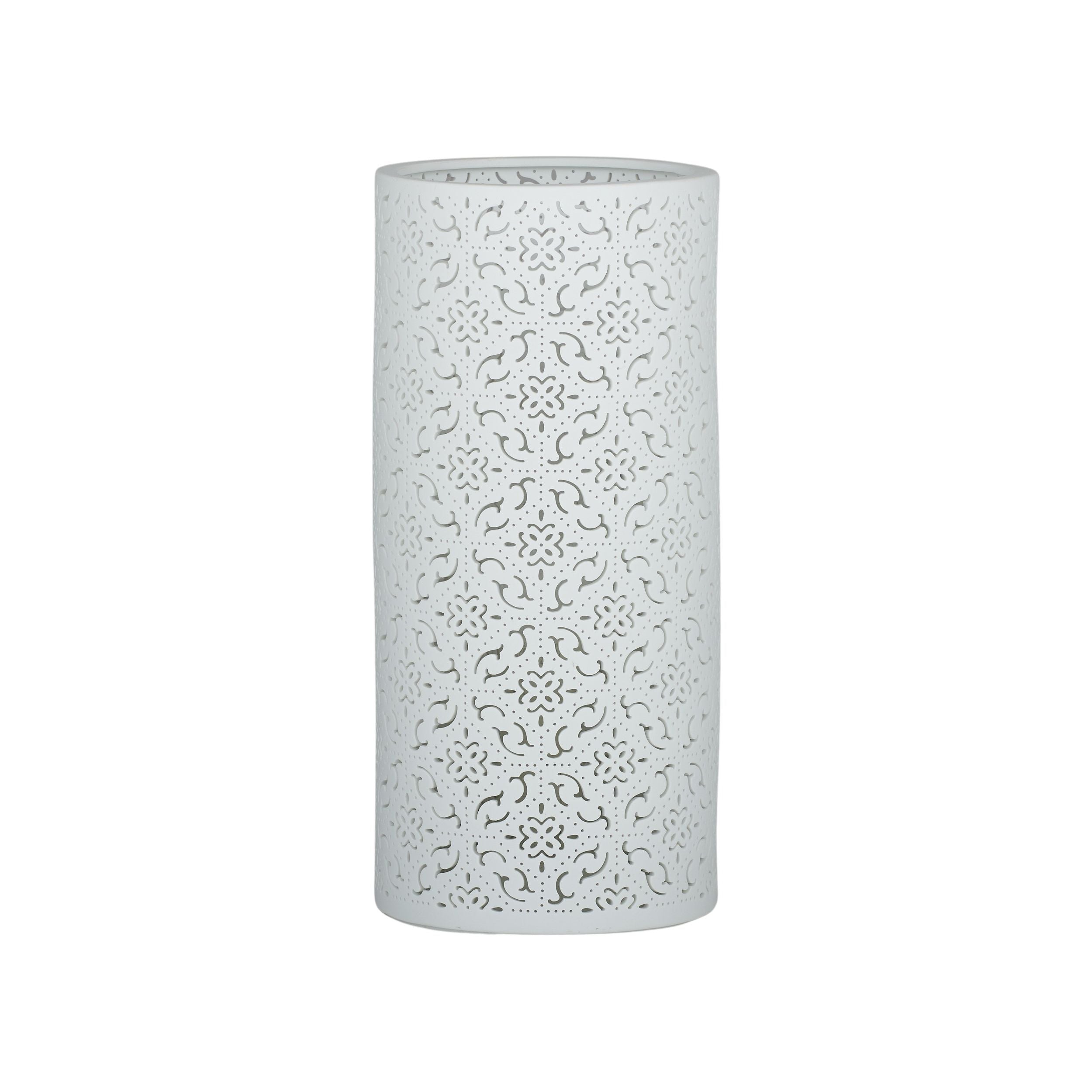 Coast To Coast Isla Porcelain Table Lamp White
