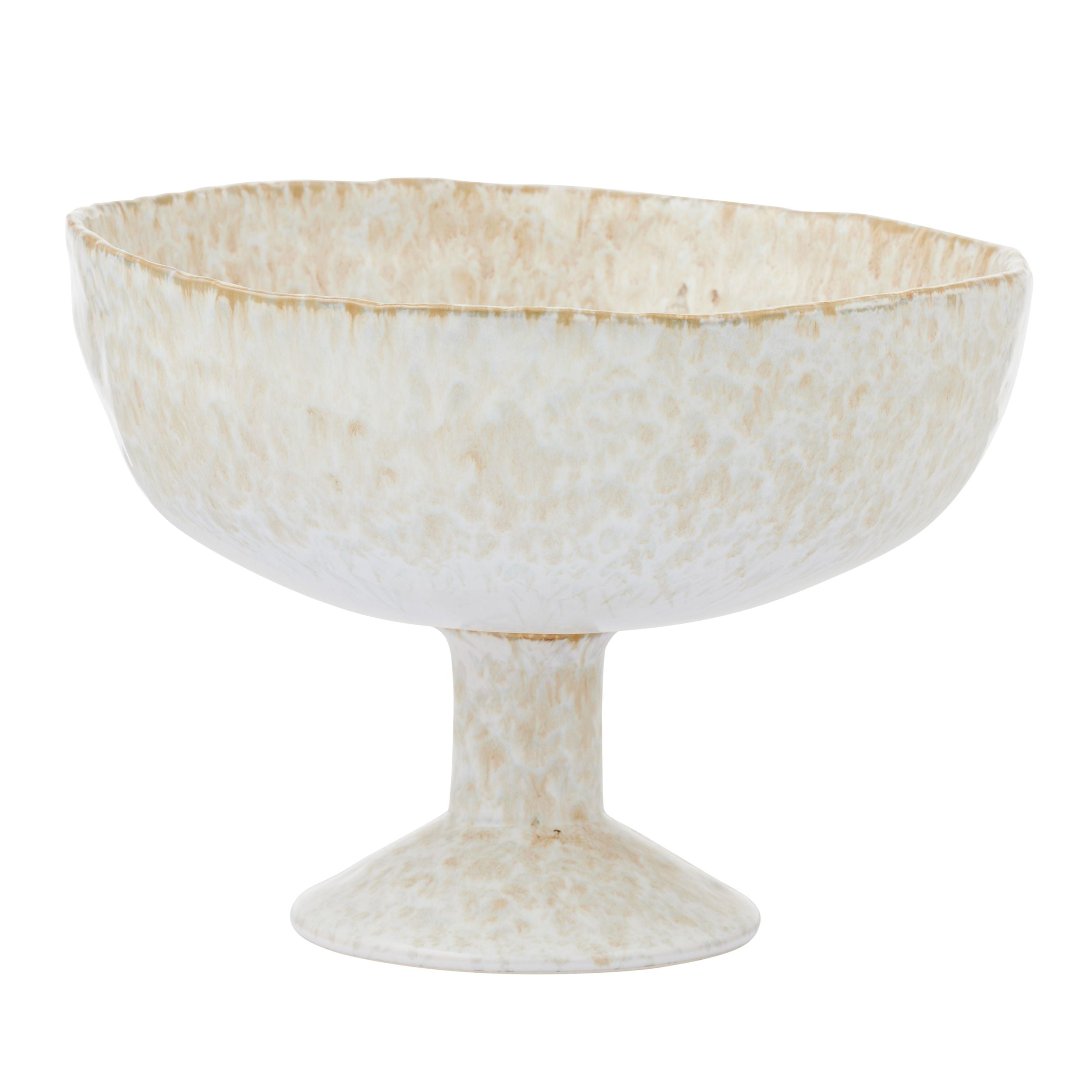 Assemble Kirra Ceramic Footed Bowl Natural