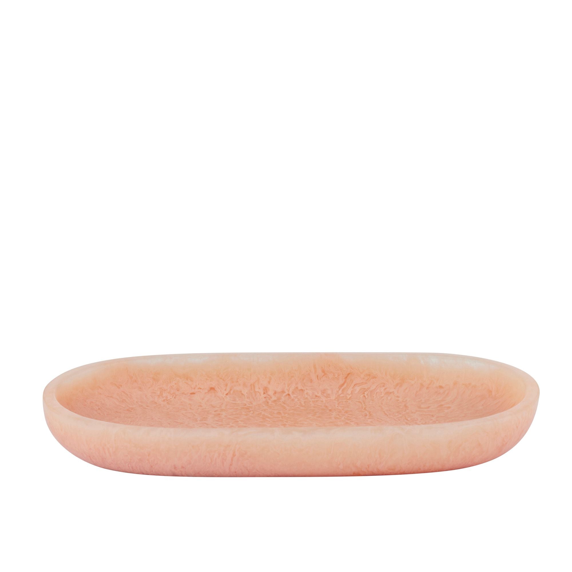 Assemble Kip Resin Oval Tray Peach