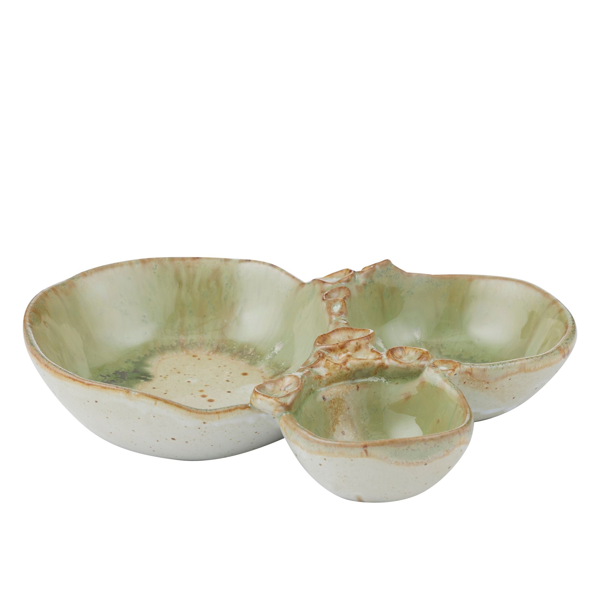 Assemble Ciotola Ceramic Dish 18.5x15.5x4cm Green