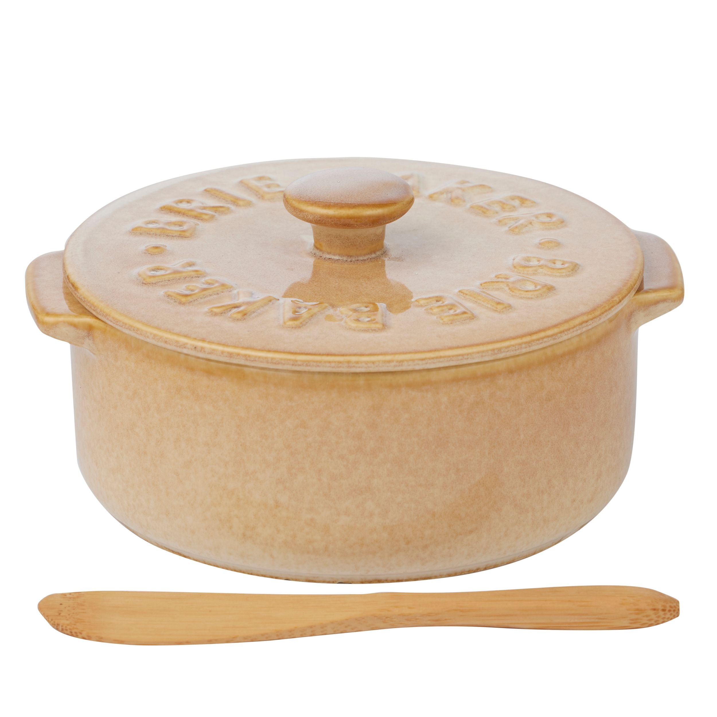 Assemble Loire Ceramic Brie Baker Natural