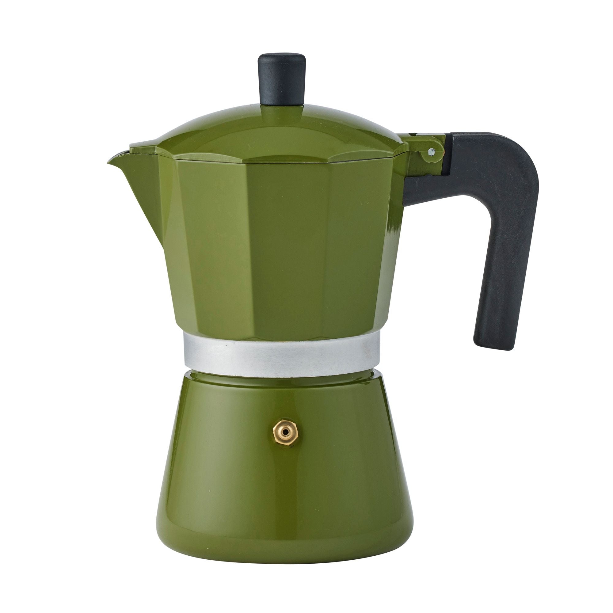 Assemble Nero Stovetop Espresso Maker 6 Cup Olive