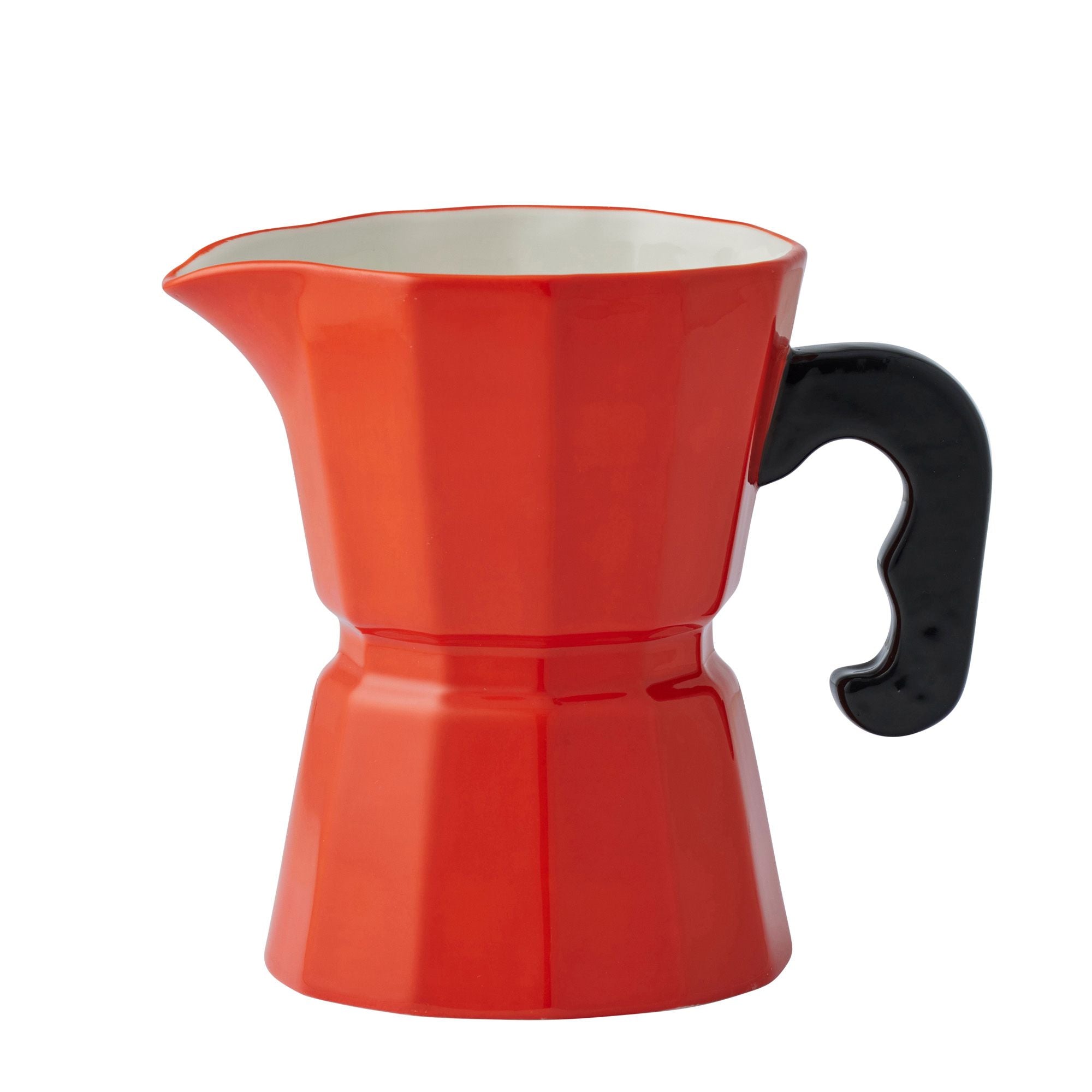 Assemble Crema Ceramic Jug 18.5x12x16.5cm Tomato