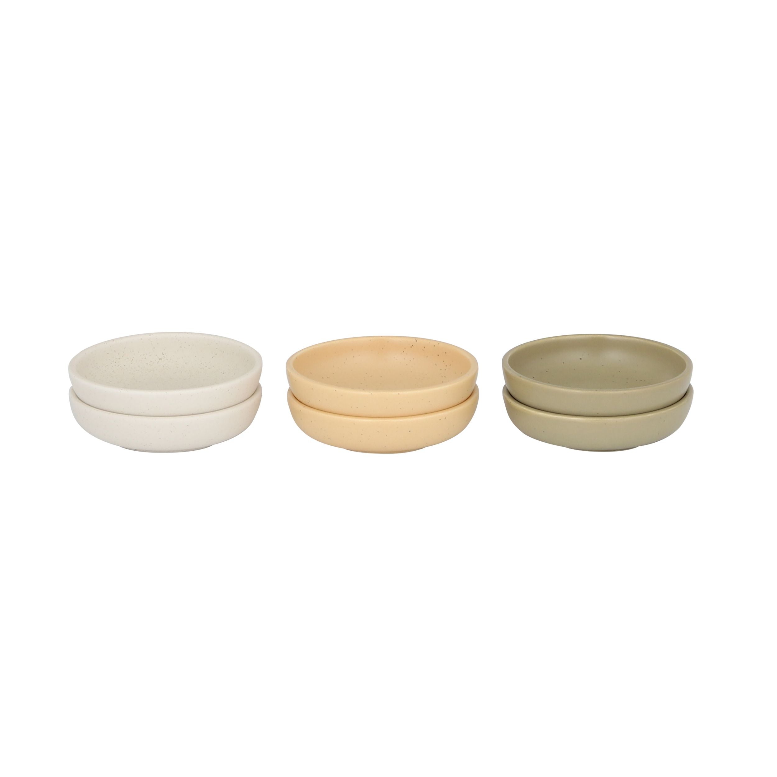 Assemble Dawn Set of 6 Ceramic Condiment Dish