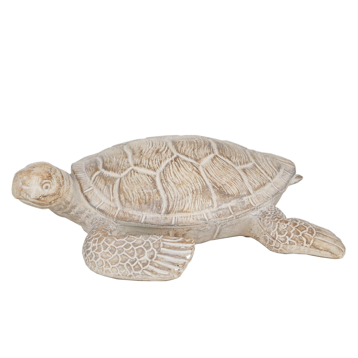 Coast To Coast Terry Turtle Resin Sculpture White