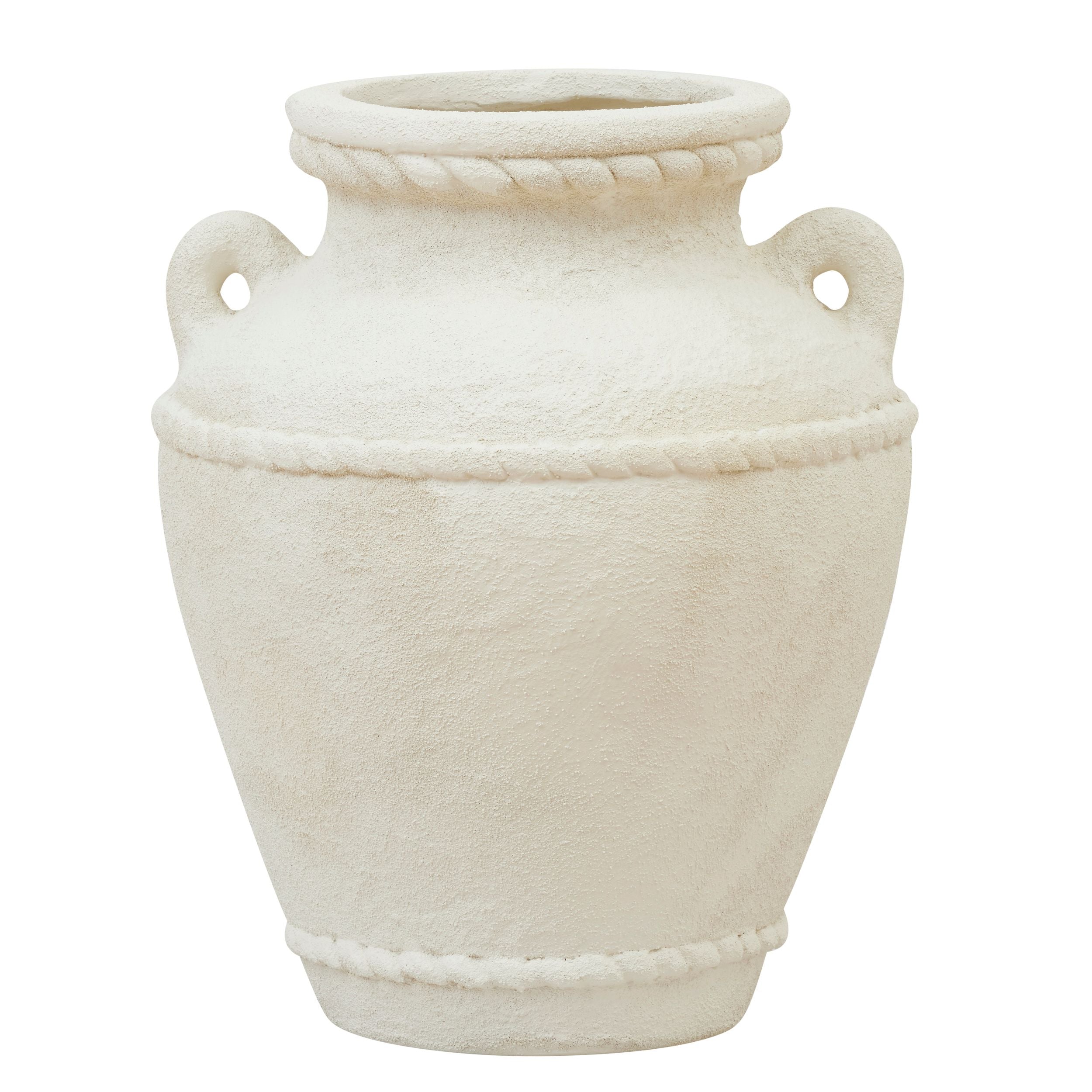 Coast To Coast Rovenna Composite Vase White