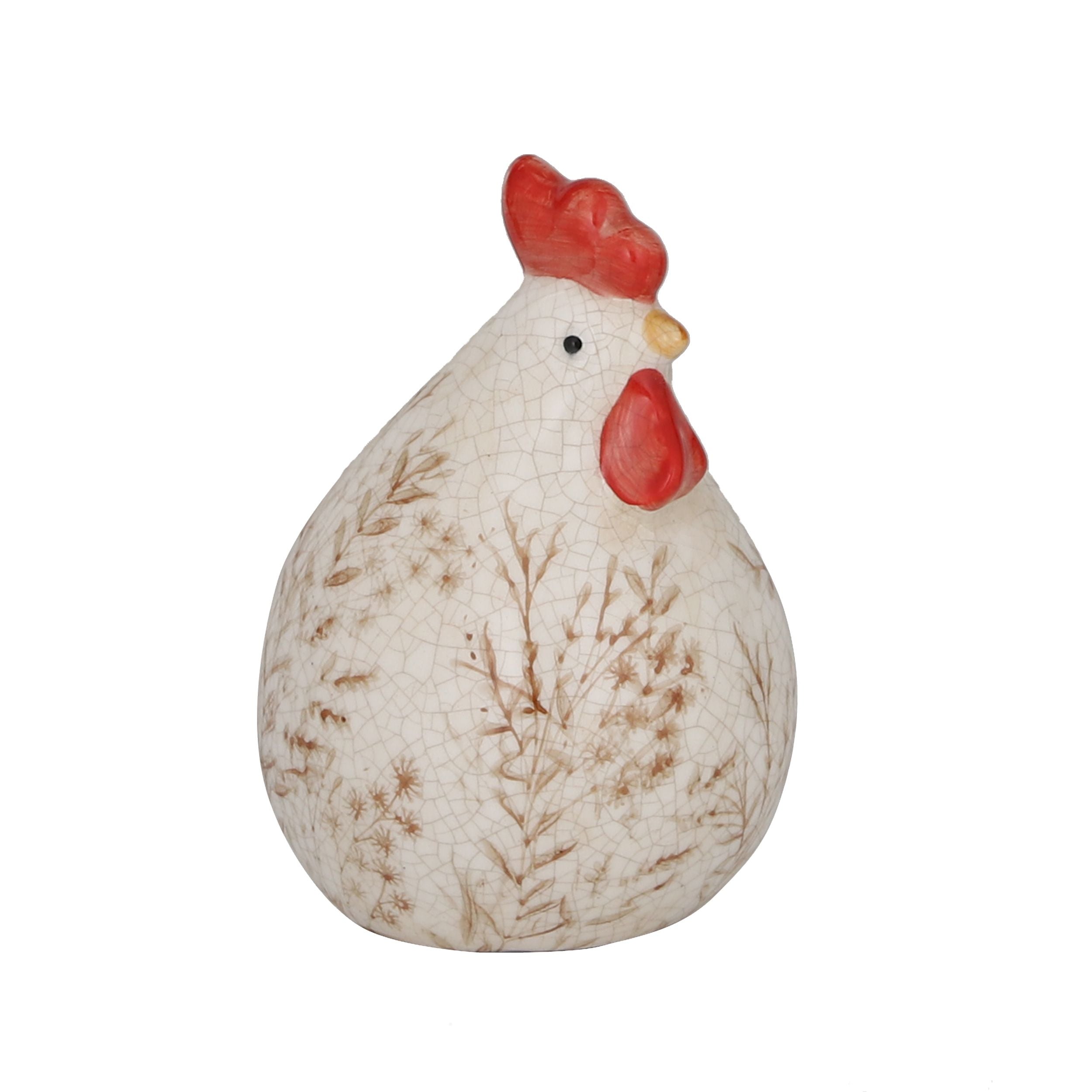 Coast To Coast Hilda Ceramic Chook Sculpture 13.5x19cm