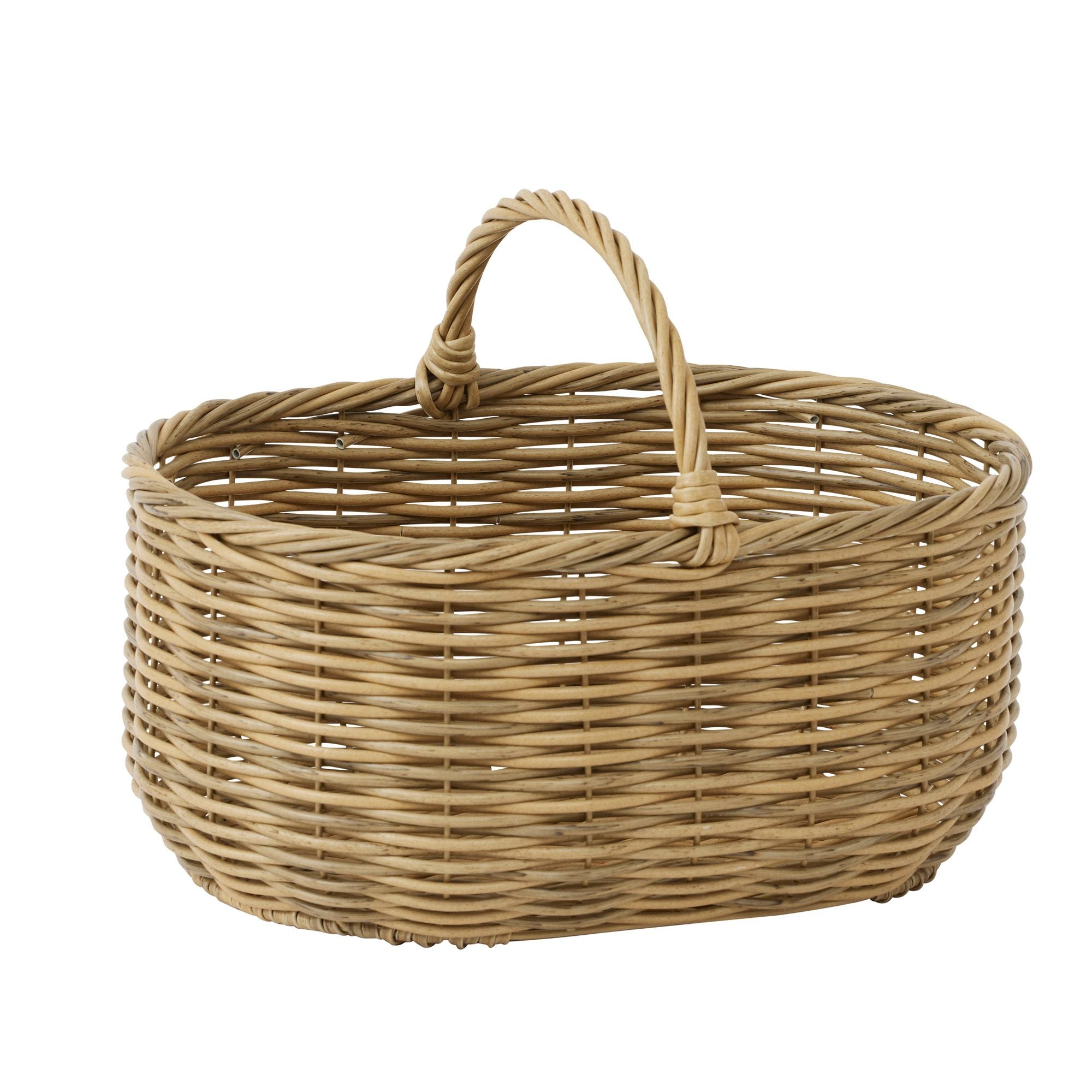 Assemble Dixie PE Rattan Shop Basket
