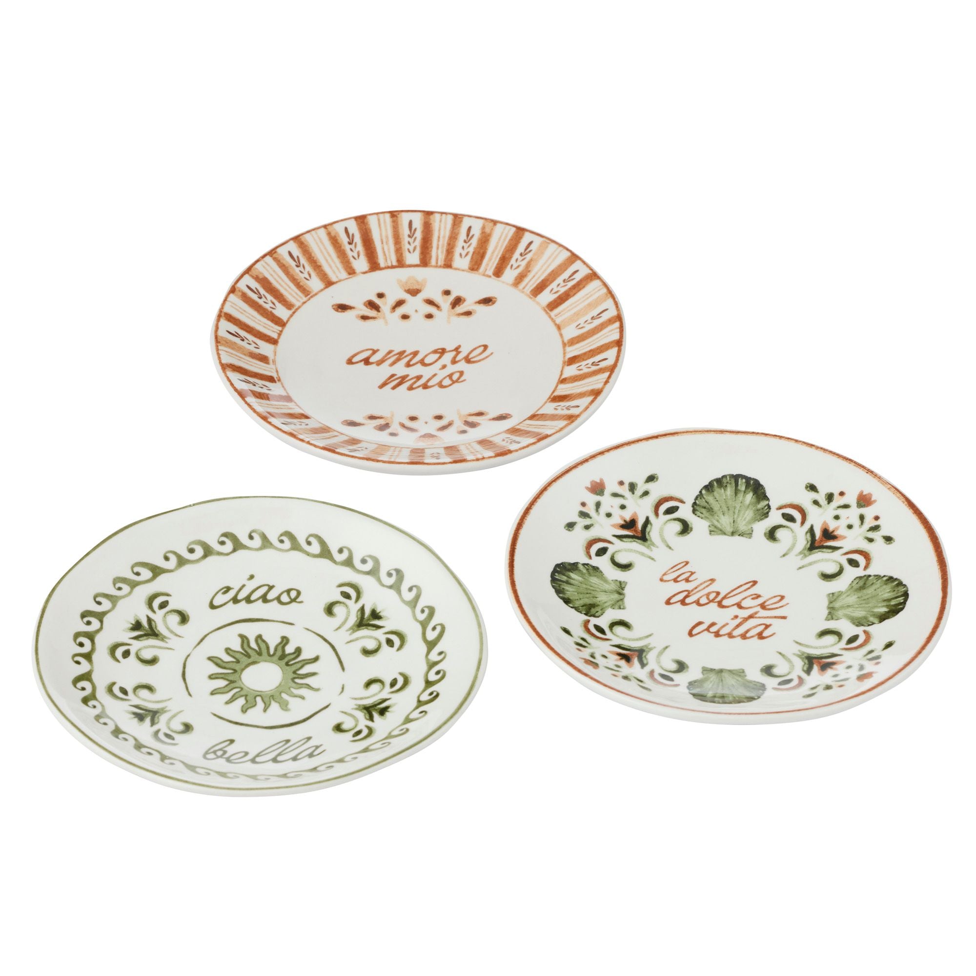 Assemble Dolce Vita Ceramic Dish 3 Assorted