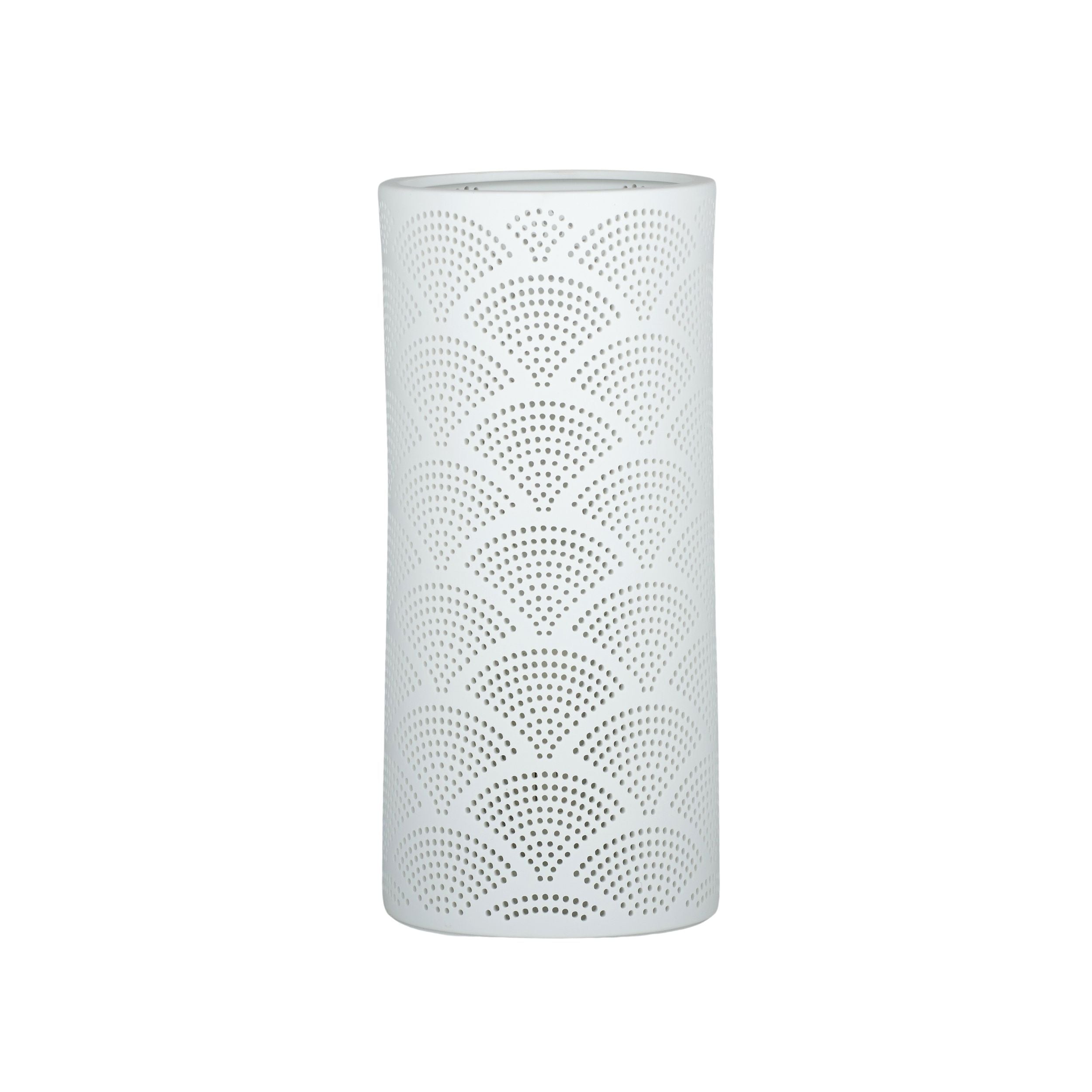 Coast To Coast Arco Porcelain Table Lamp White