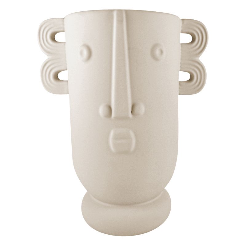 Coast To Coast Nigel Ceramic Vase Putty