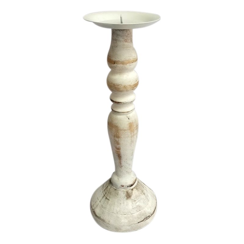 Coast To Coast Estelle Wood C'holder White Wsh