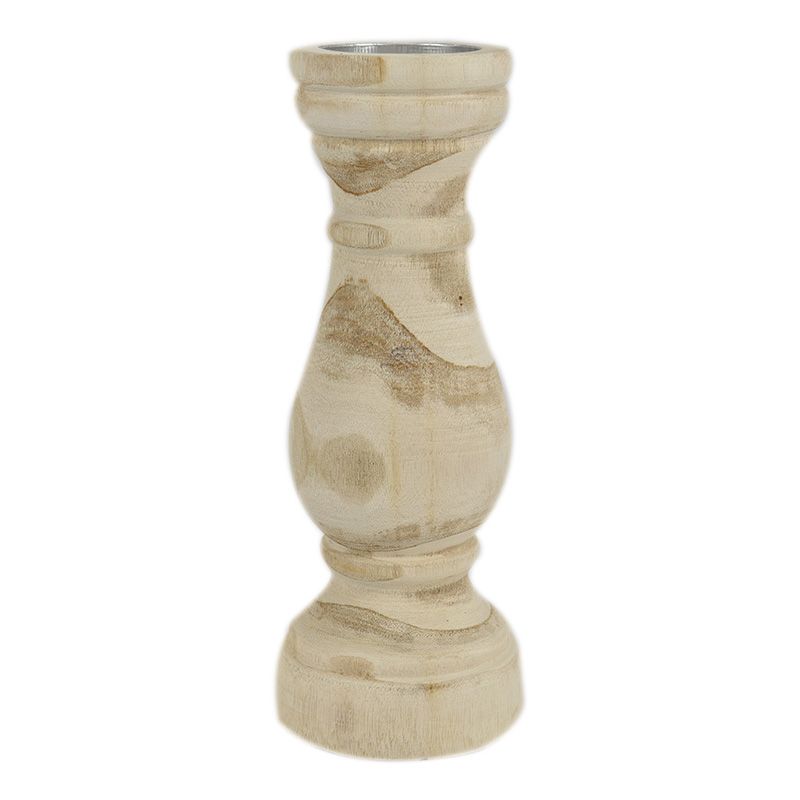 Coast To Coast Wade Wooden Candleholder Natural