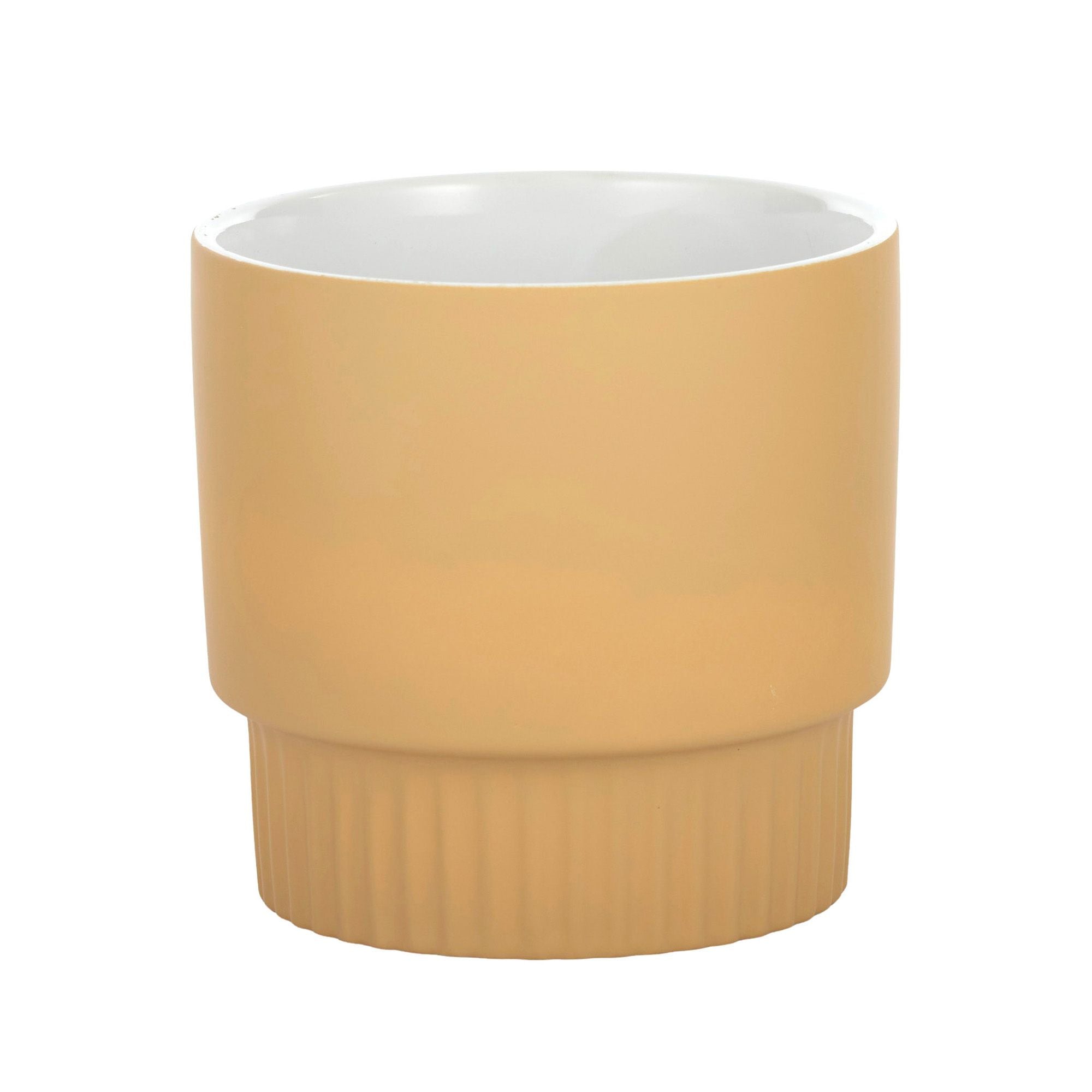 Life Botanic Doric Ceramic Pot Mustard