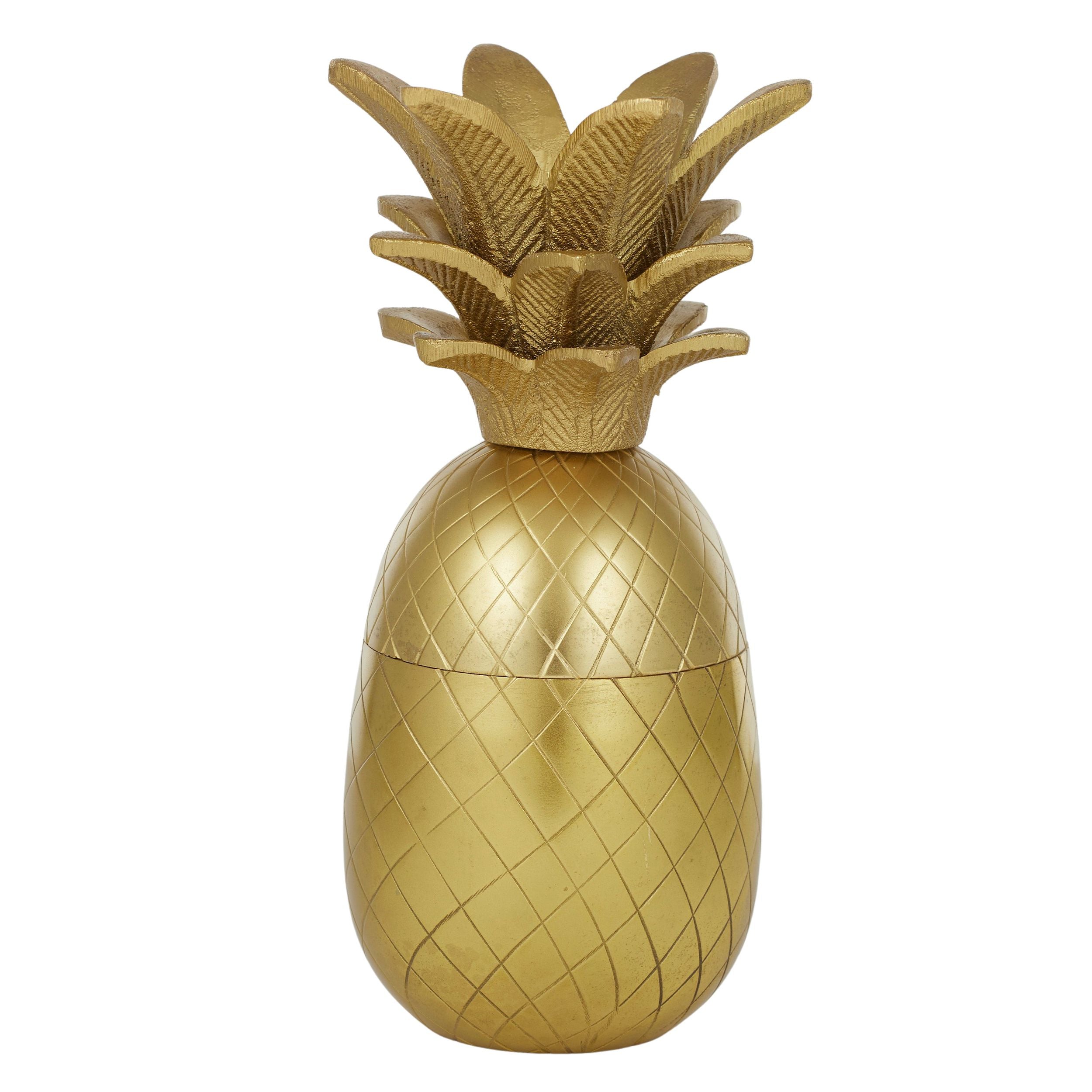 Coast To Coast Pina Metal Canister Gold