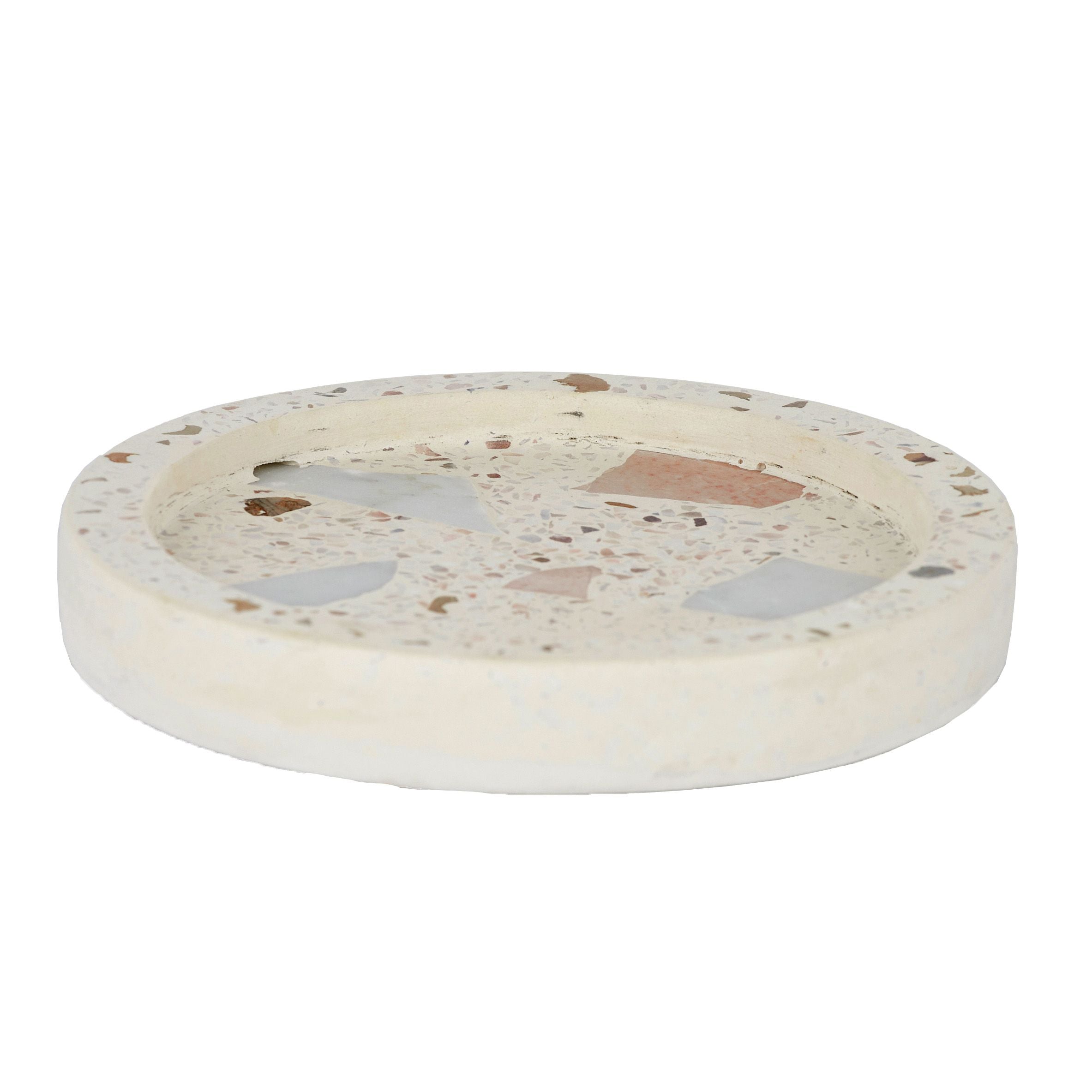 Coast To Coast Arno Terrazzo Candle Plate Mult