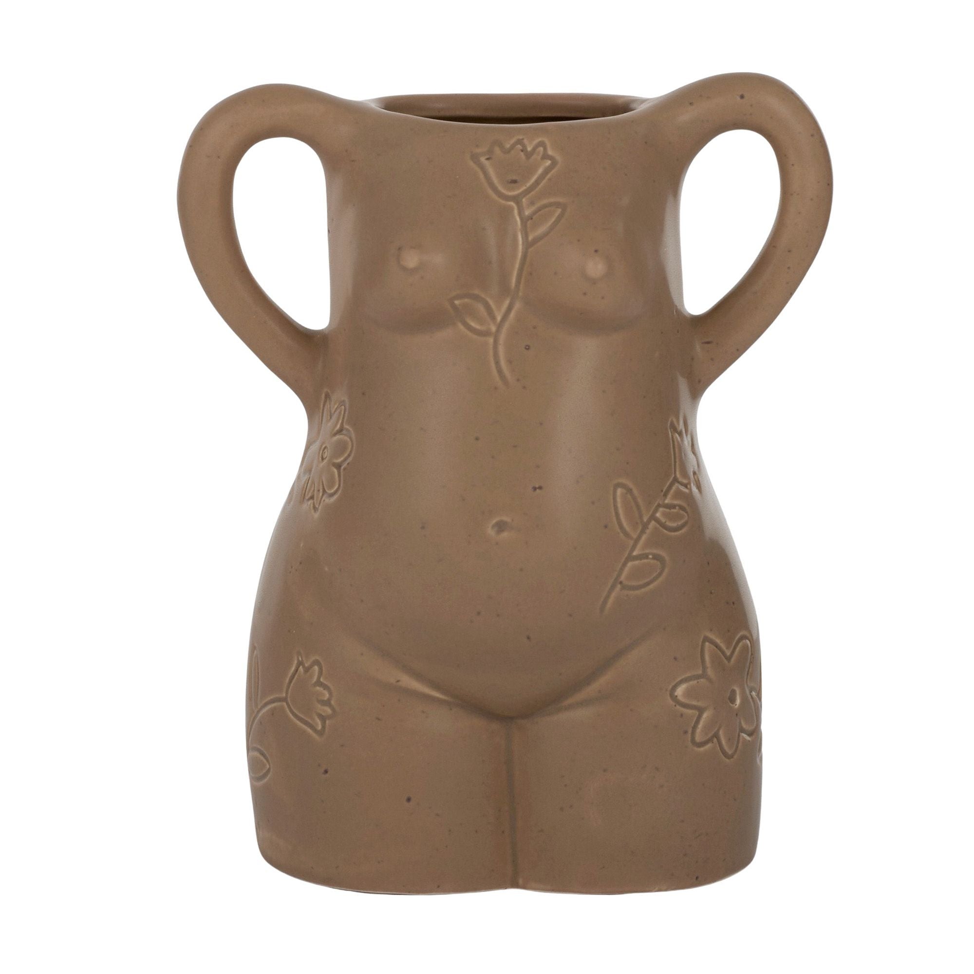 Coast To Coast Baretti Ceramic Vase Tan