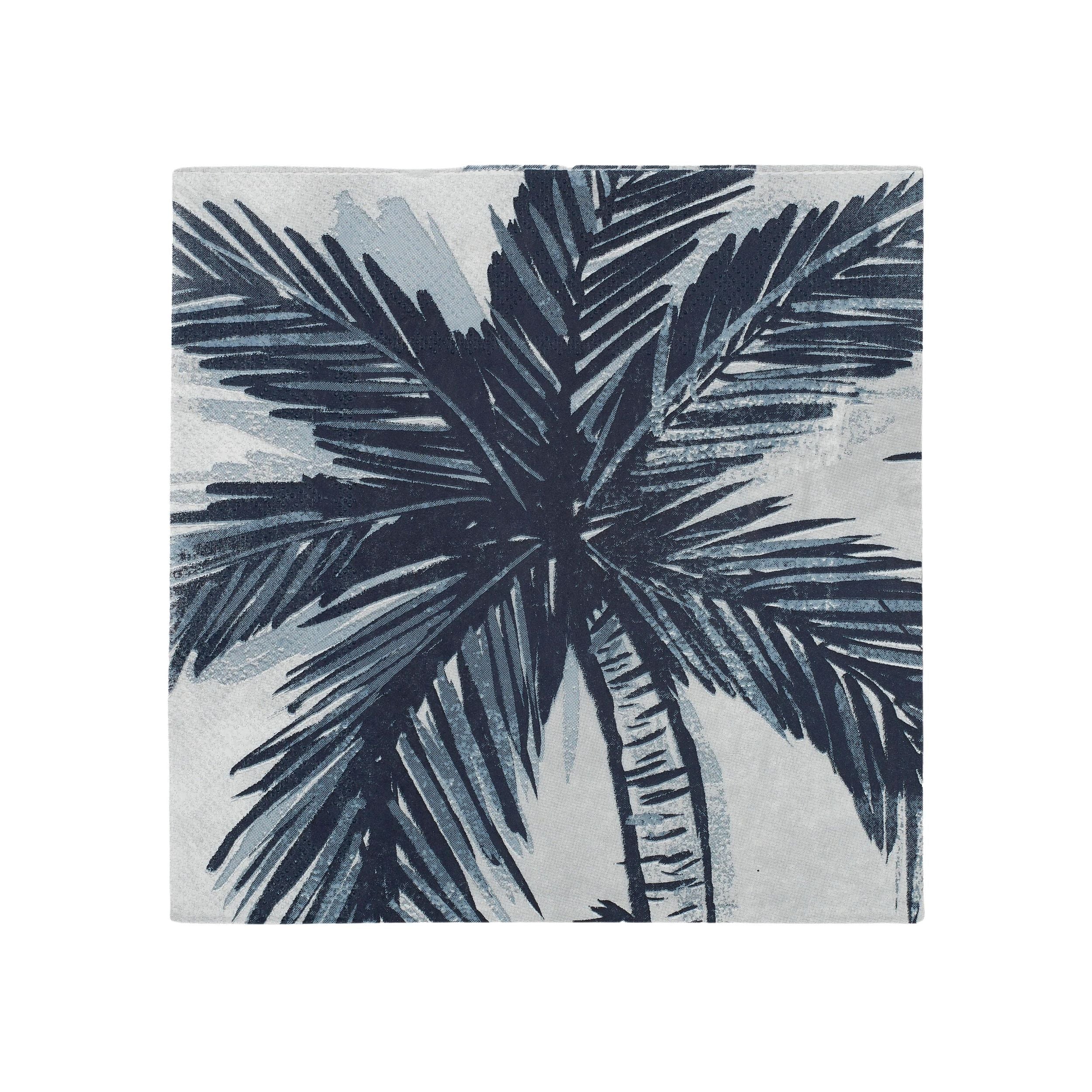 Assemble Cove 20pk 3 Ply Napkin Blue/White