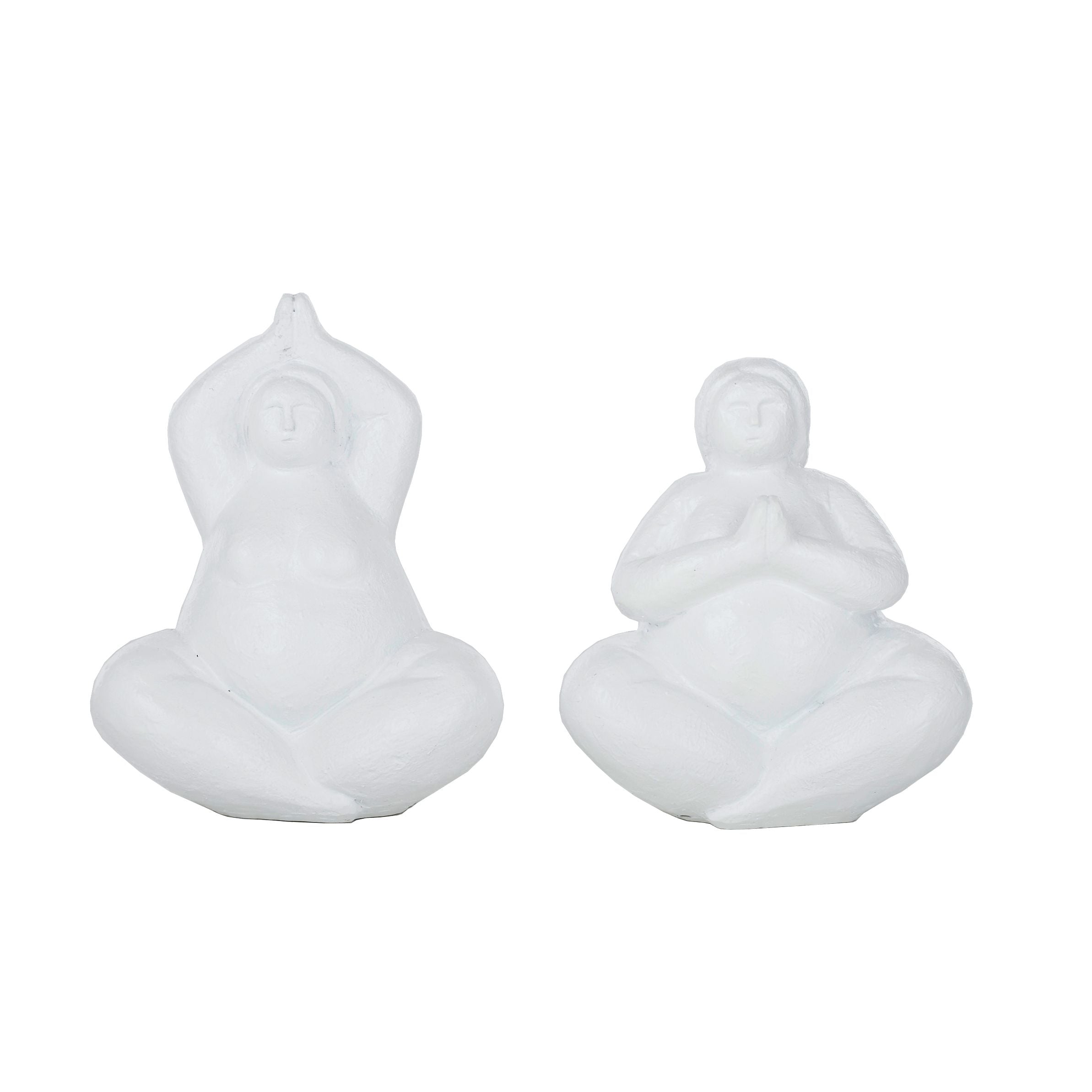Coast To Coast Doris Resin Sculpture White 2 Assorted