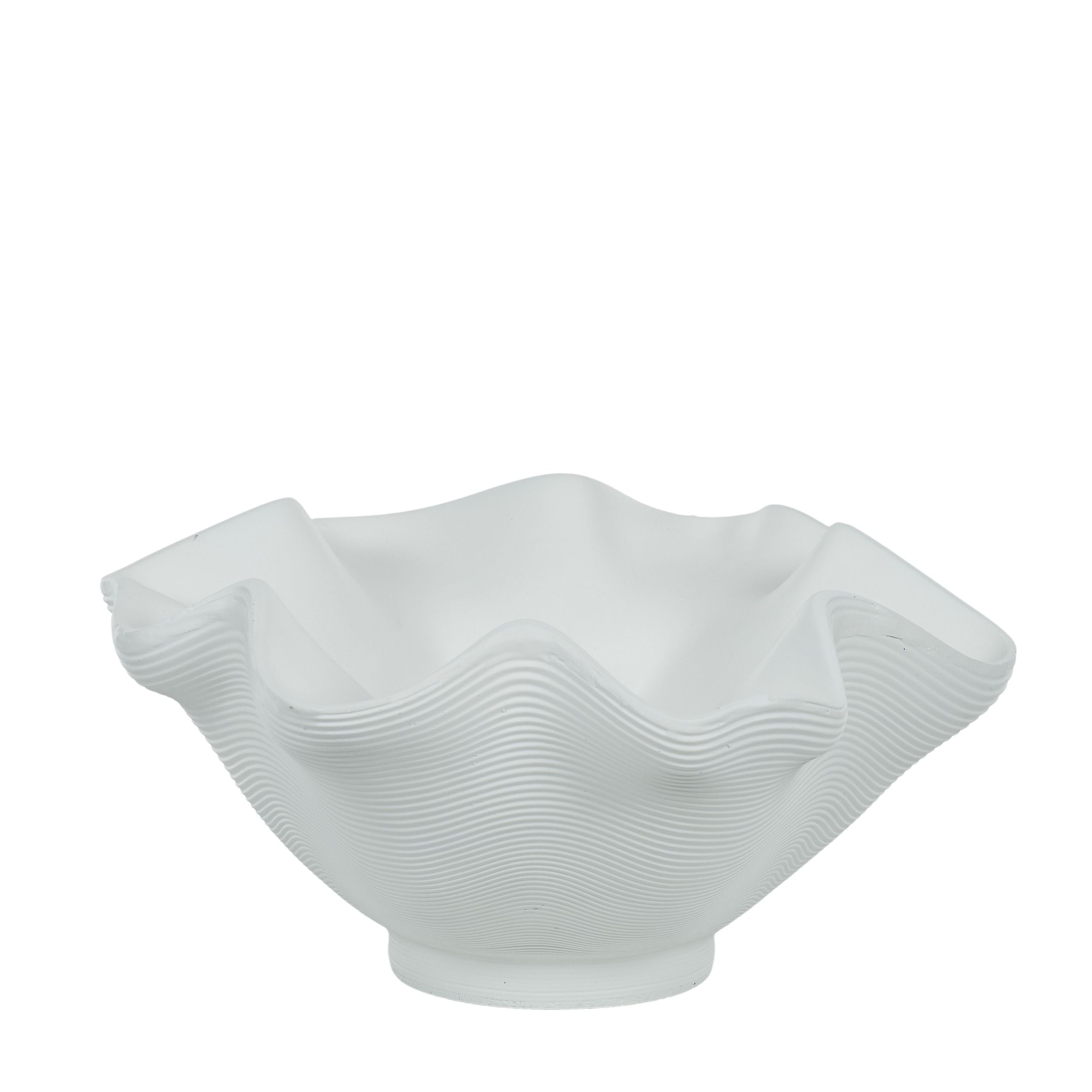 Coast To Coast Onda Resin Bowl White
