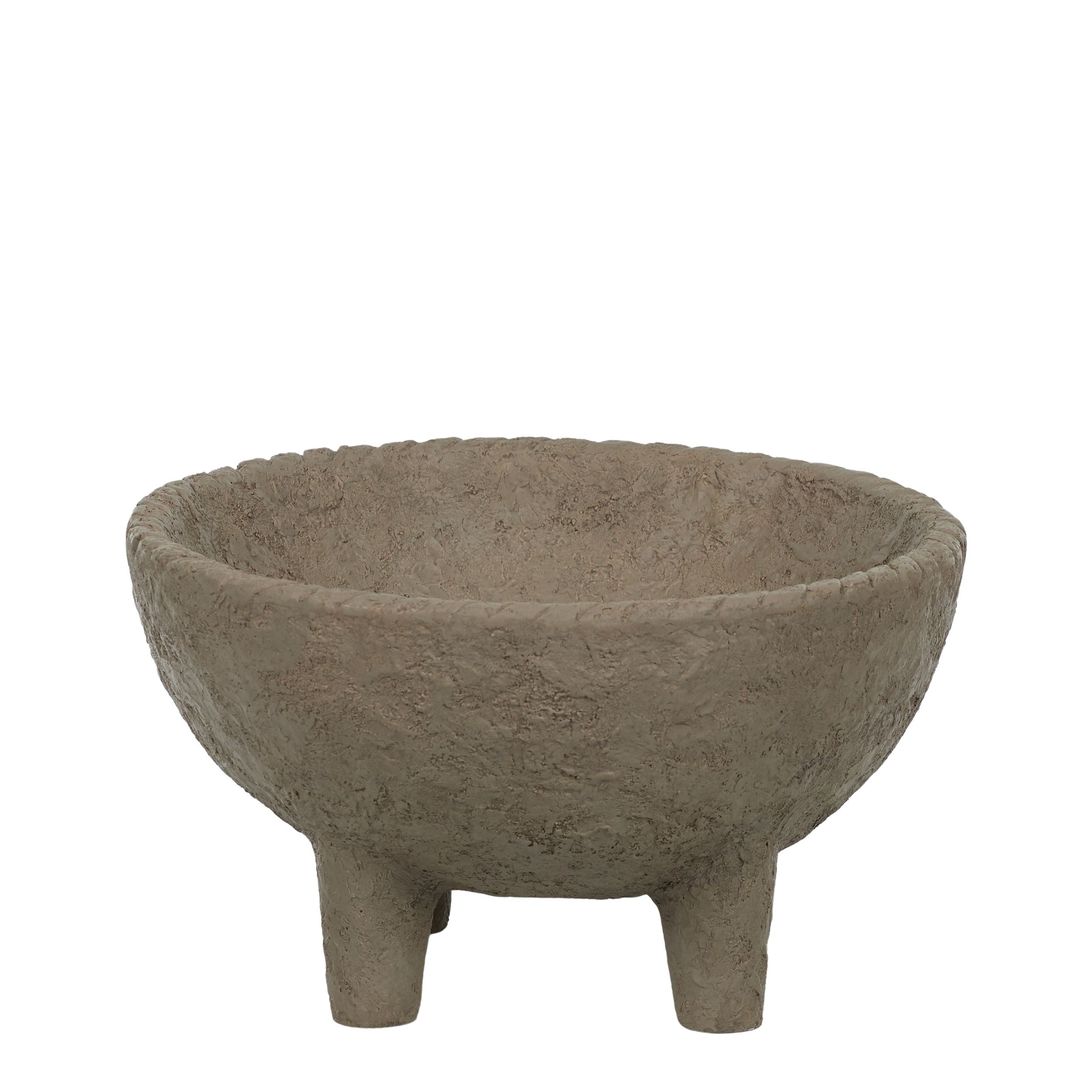Coast To Coast Tiana Comp Footed Bowl Taupe