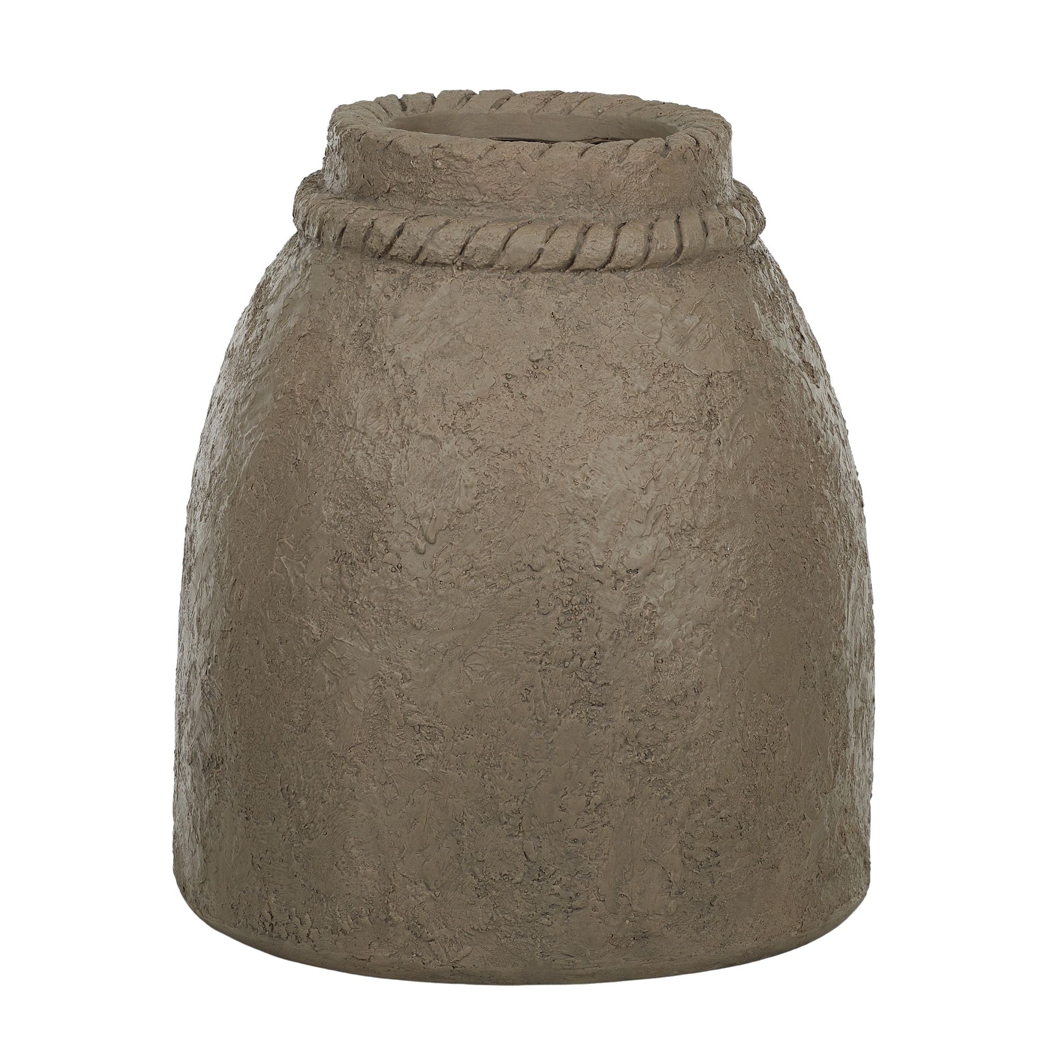 Coast To Coast Tiana Composite Vase Taupe