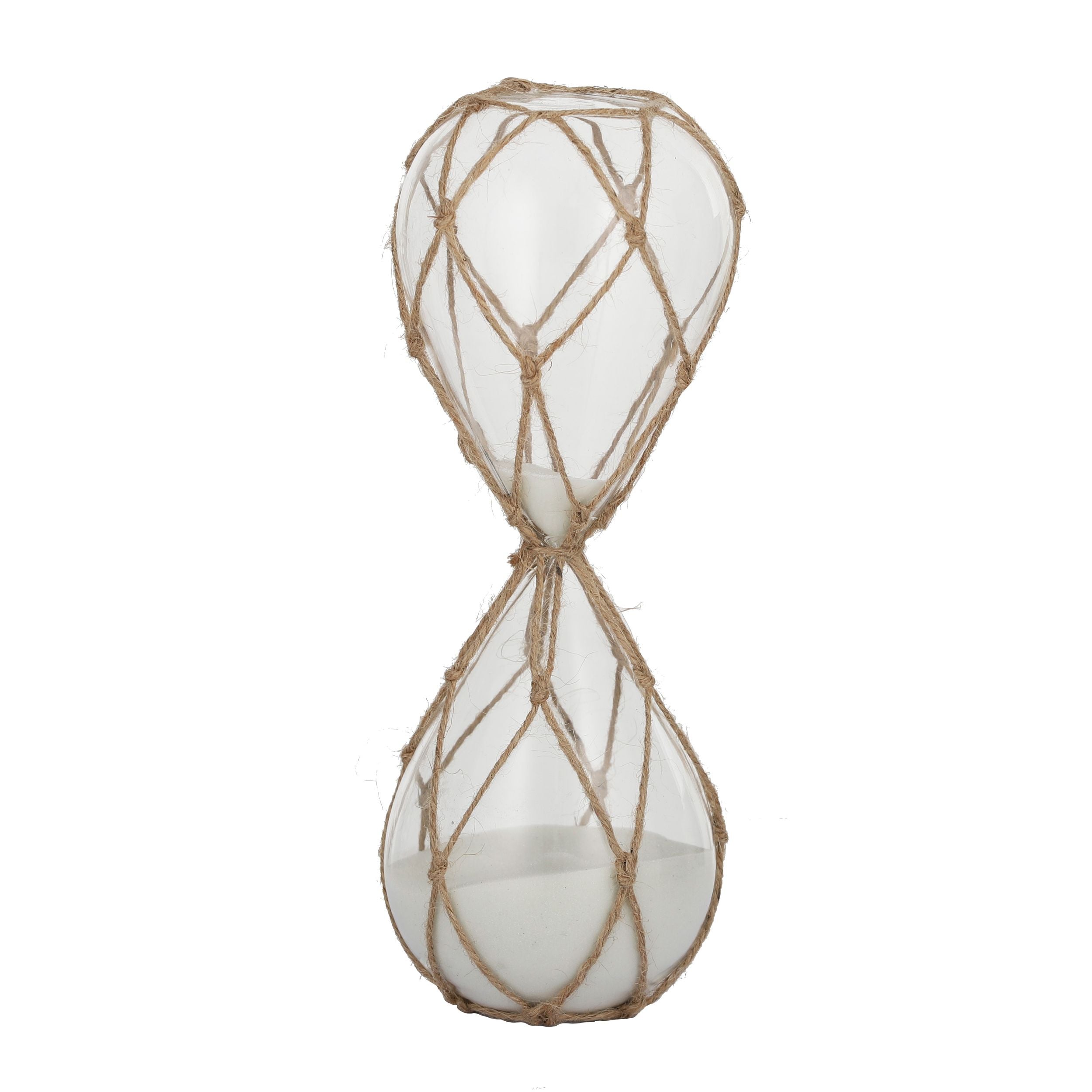 Coast To Coast Days Hourglass with Rope Clear/Natural