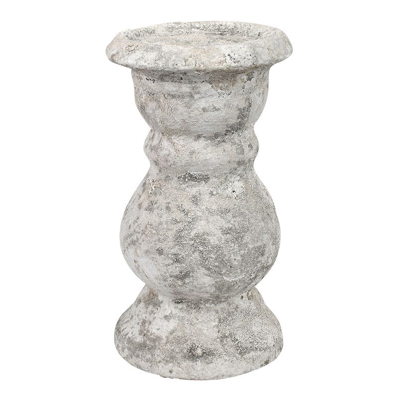 Coast To Coast Pompei Ceramic Candleholder Whit