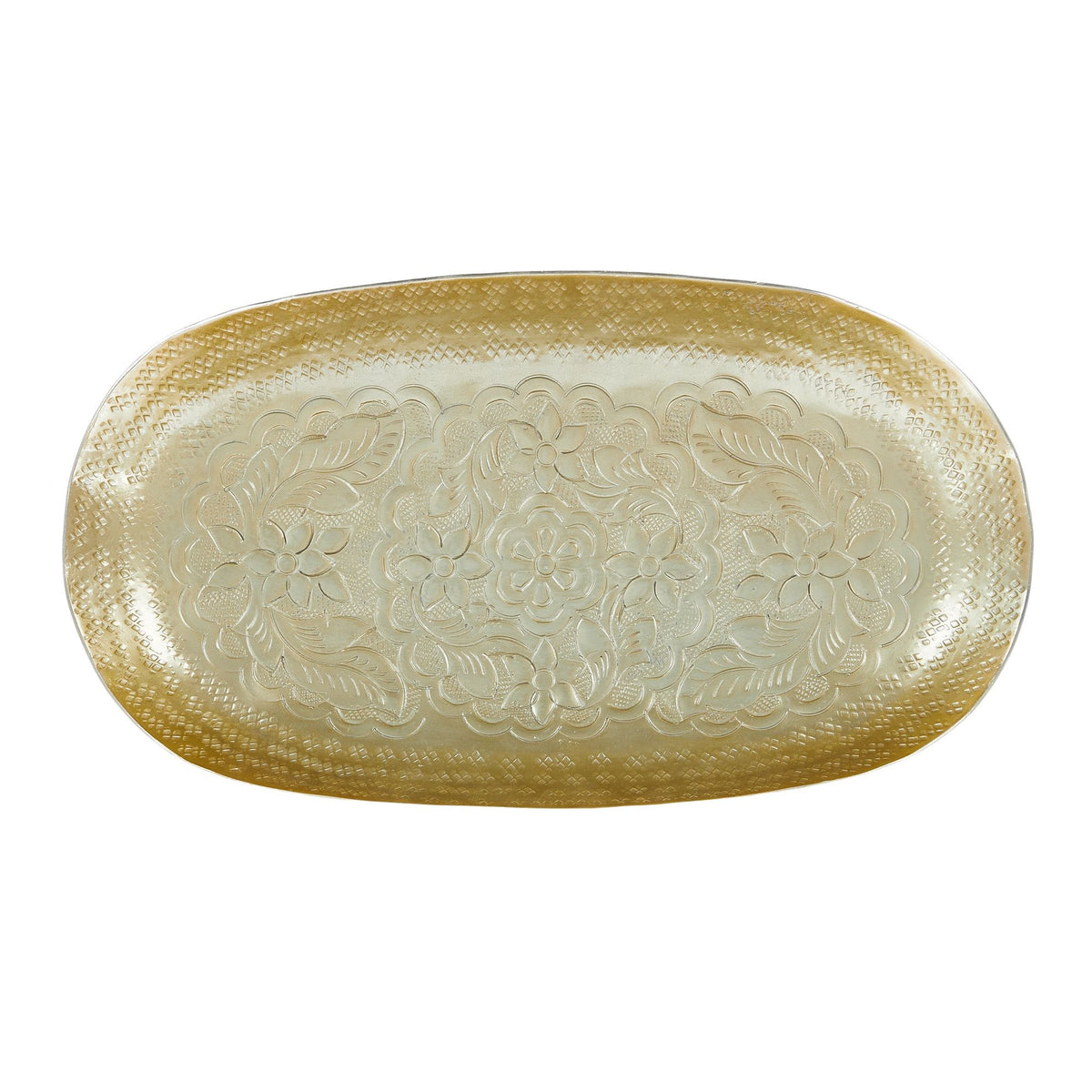 Coast To Coast Sheeba Metal Tray Gold