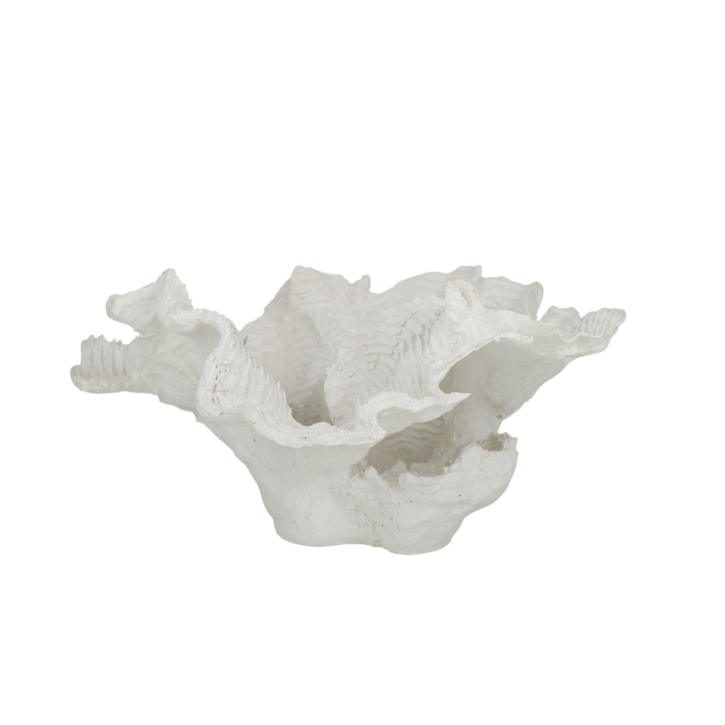 Coast To Coast Foliose Coral Resin Sculpture Wh