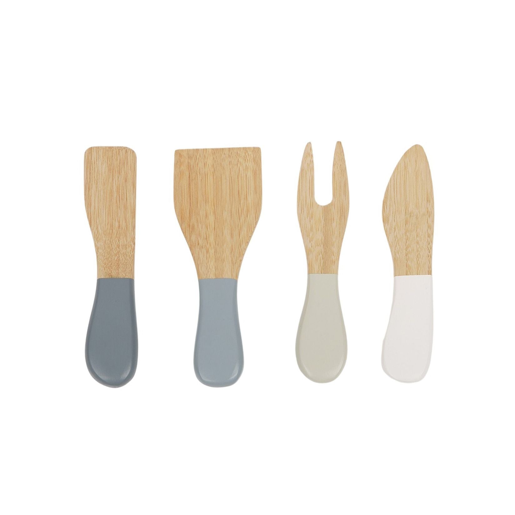 Assemble Bala Set of 4 Bamboo Cheese Knives Sea