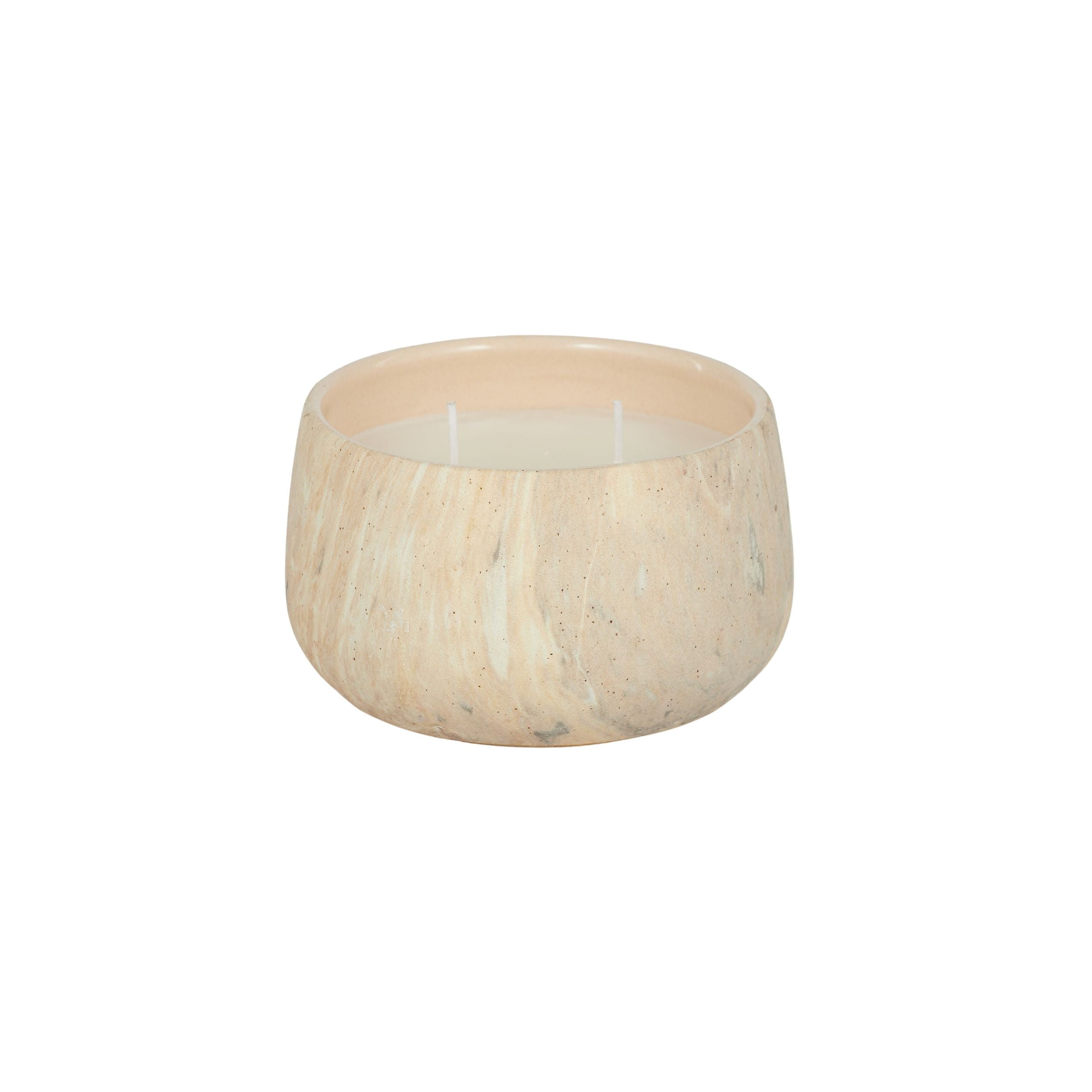 Coast To Coast Berat Ceramic Candle Jar 12x7cm Sandalwood