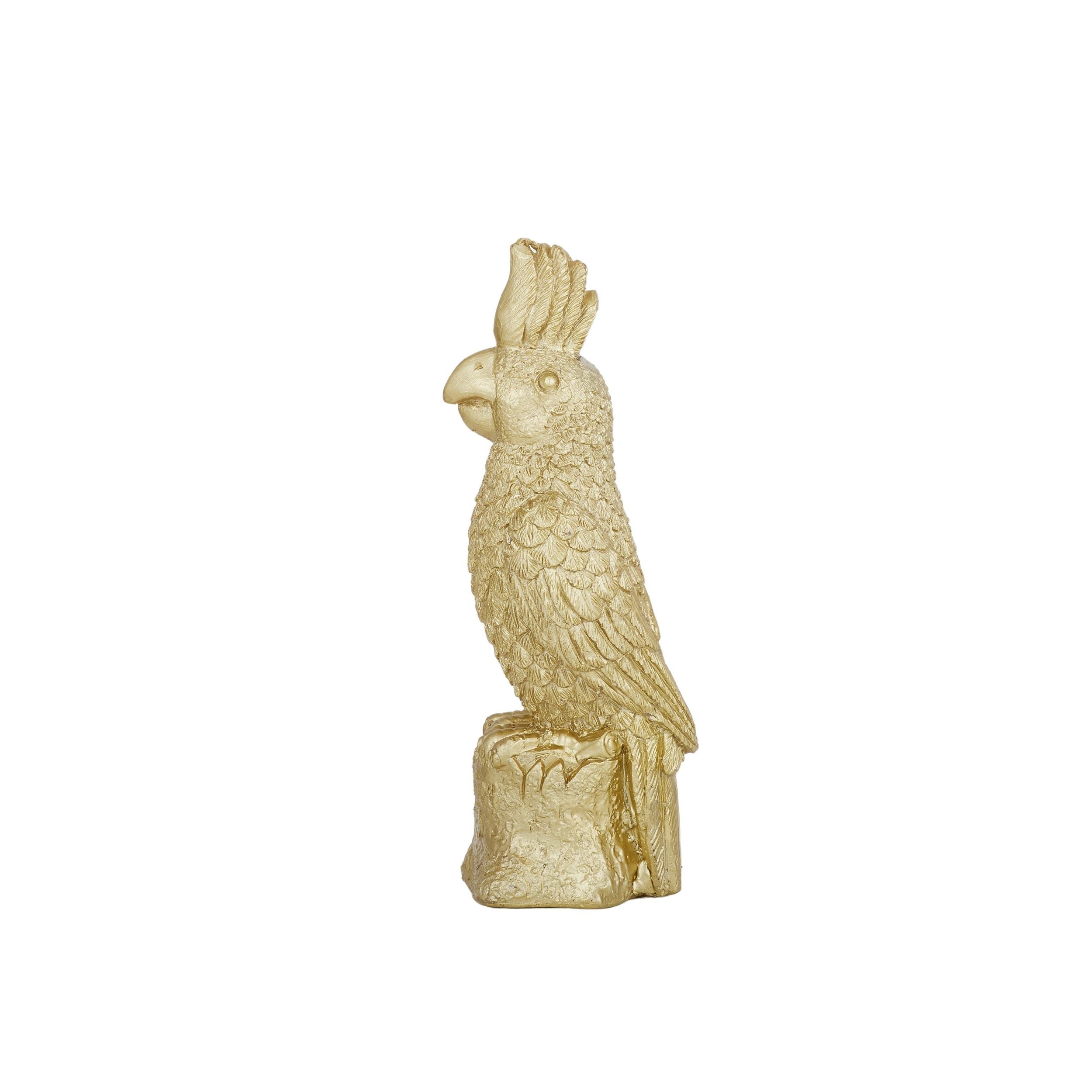 Elemental Pete Parrot Candle Gold