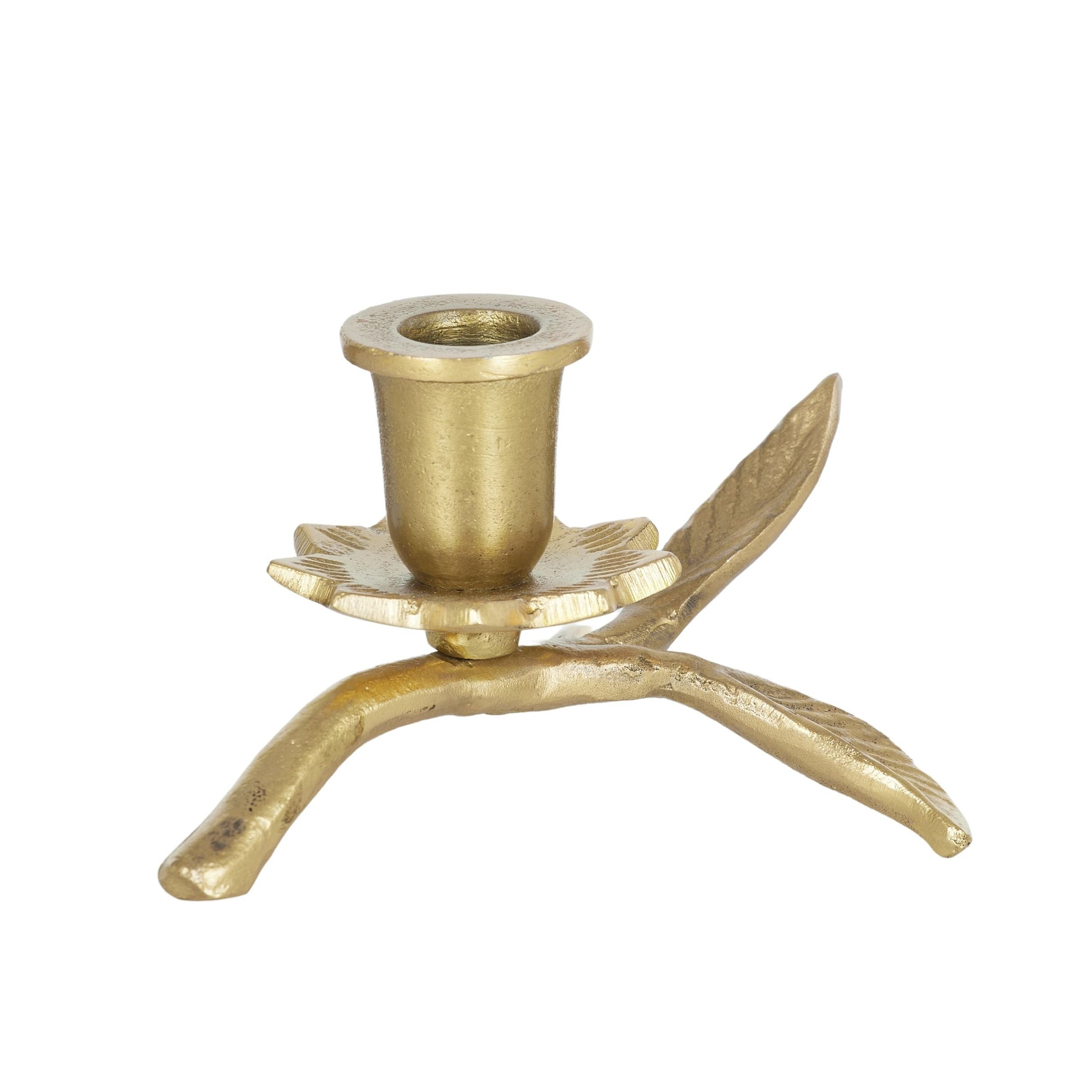 Coast To Coast Heidi Metal Candleholder 16x12cm Gold