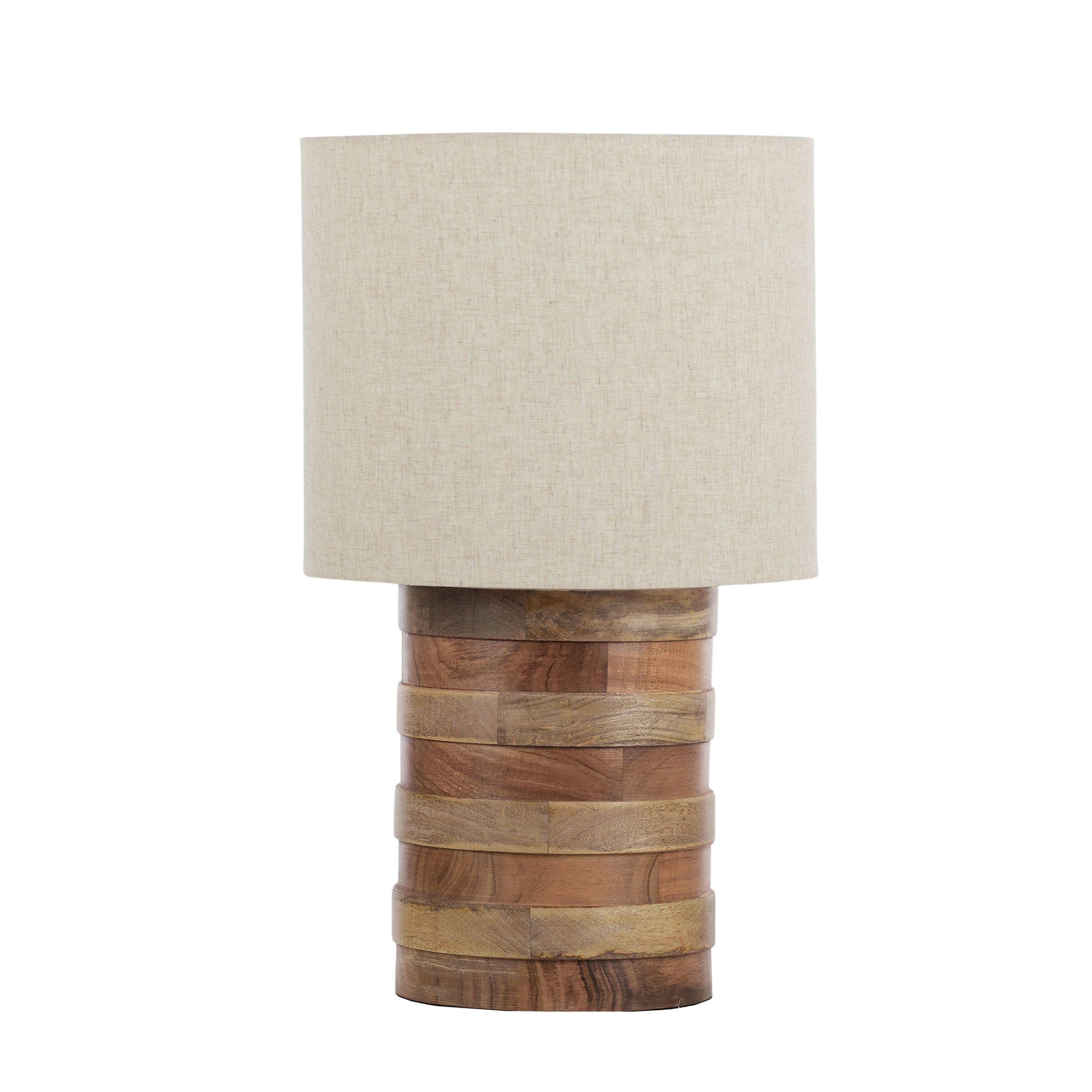 Coast To Coast Scala Wood Table Lamp Natural/Natural