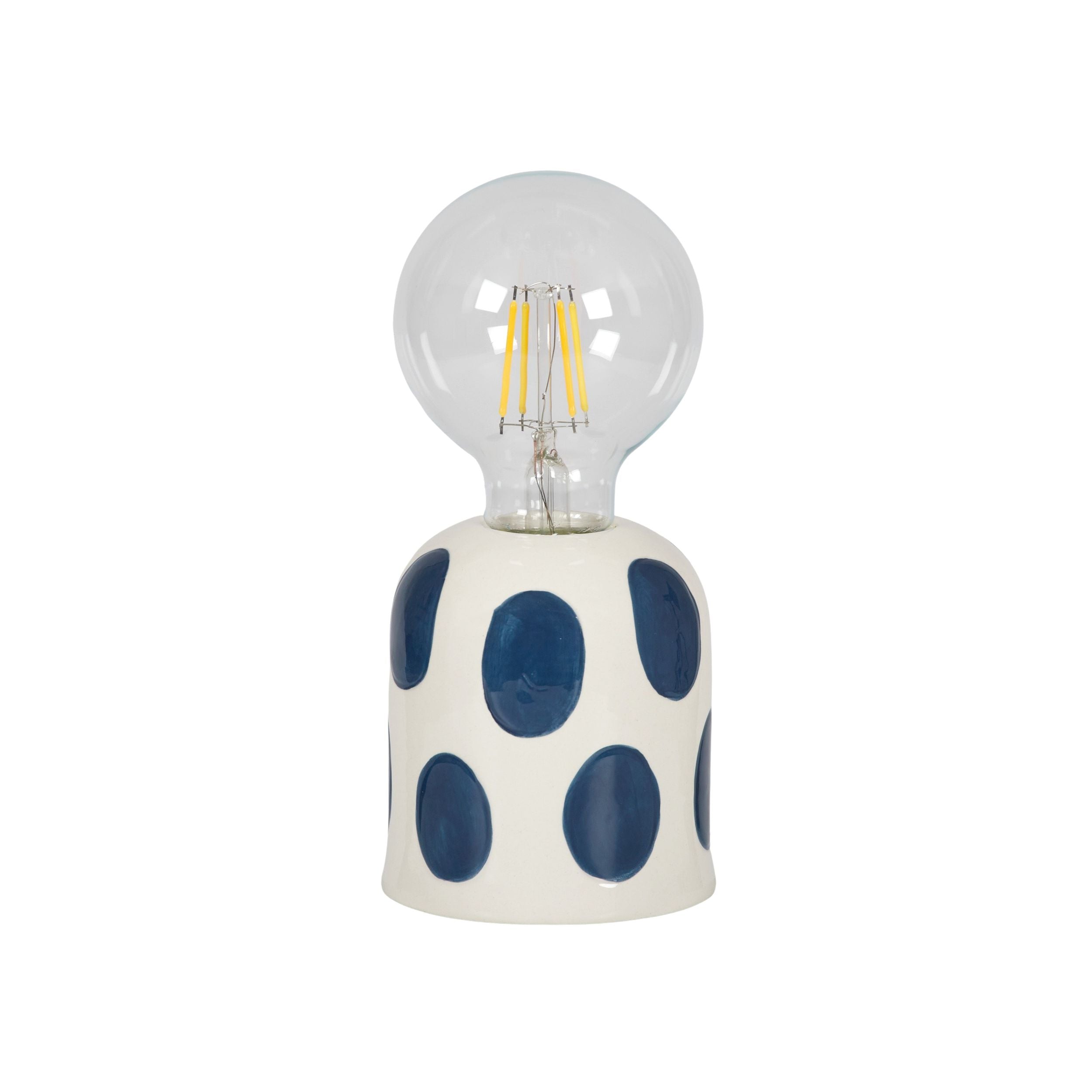 Coast To Coast Marley Ceramic Battery Lamp WGlobe