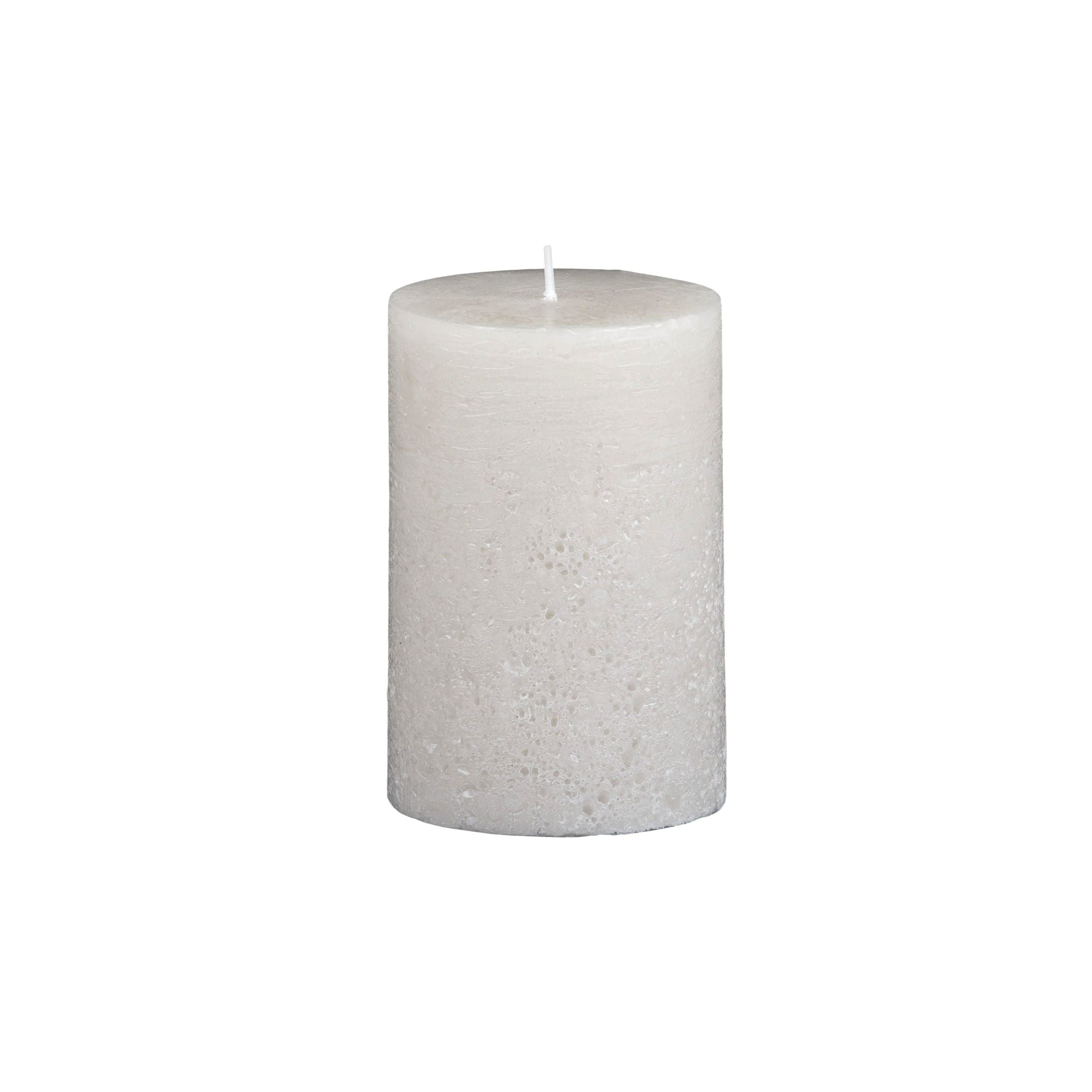 Elemental Terra Texture Pillar Candle 7x10cm Natural