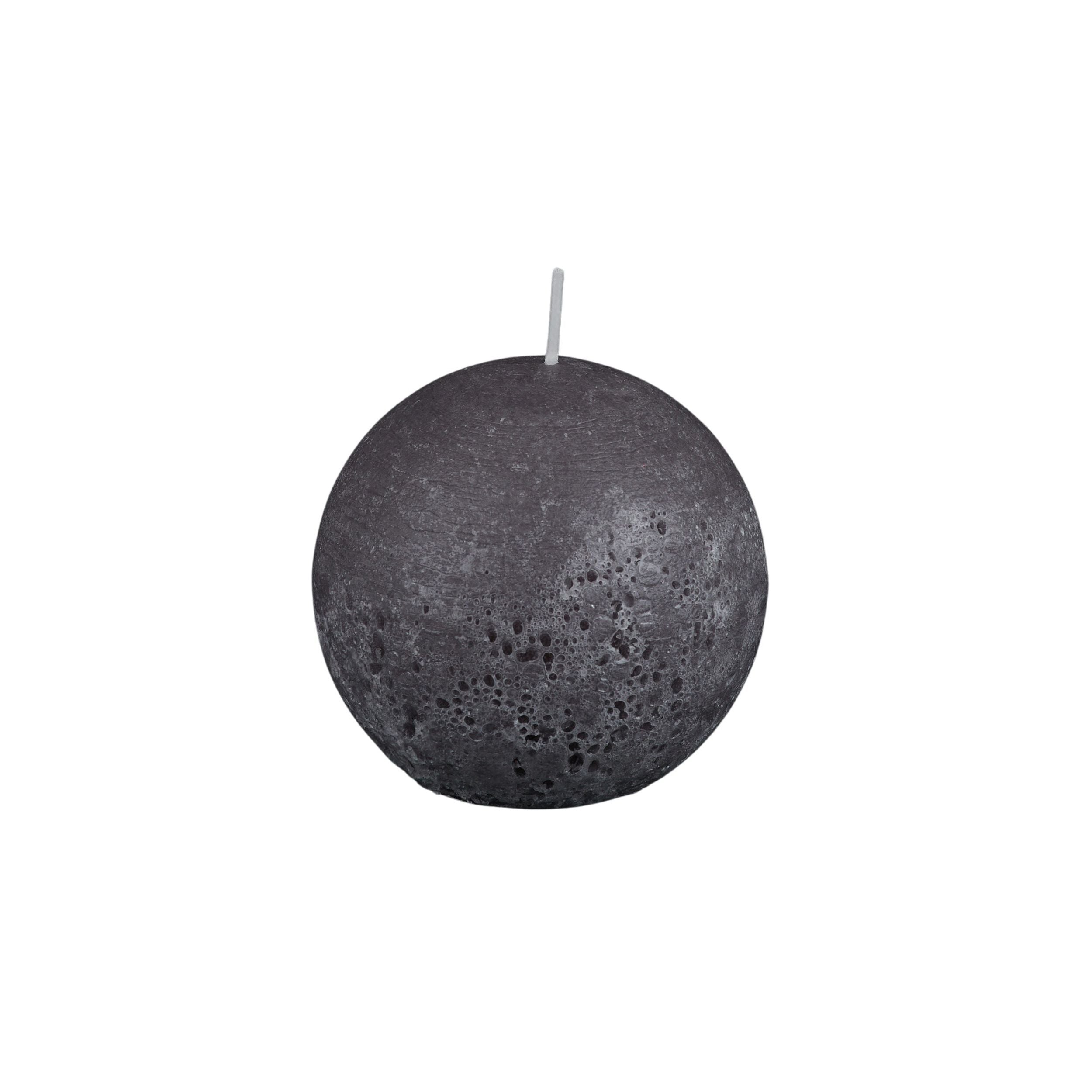 Elemental Terra Texture Sphere Candle Cha