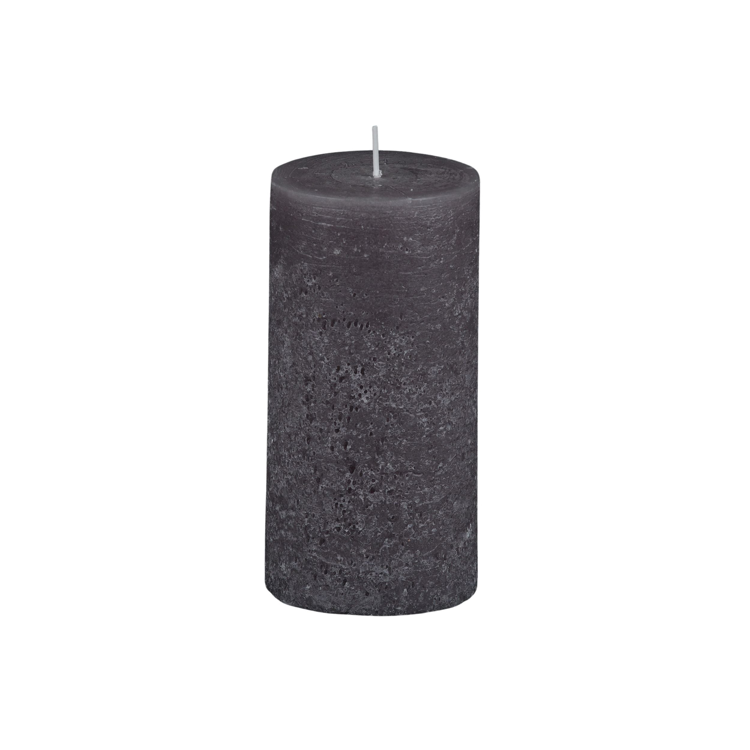 Elemental Terra Texture Pillar Candle 7x14cm Cha