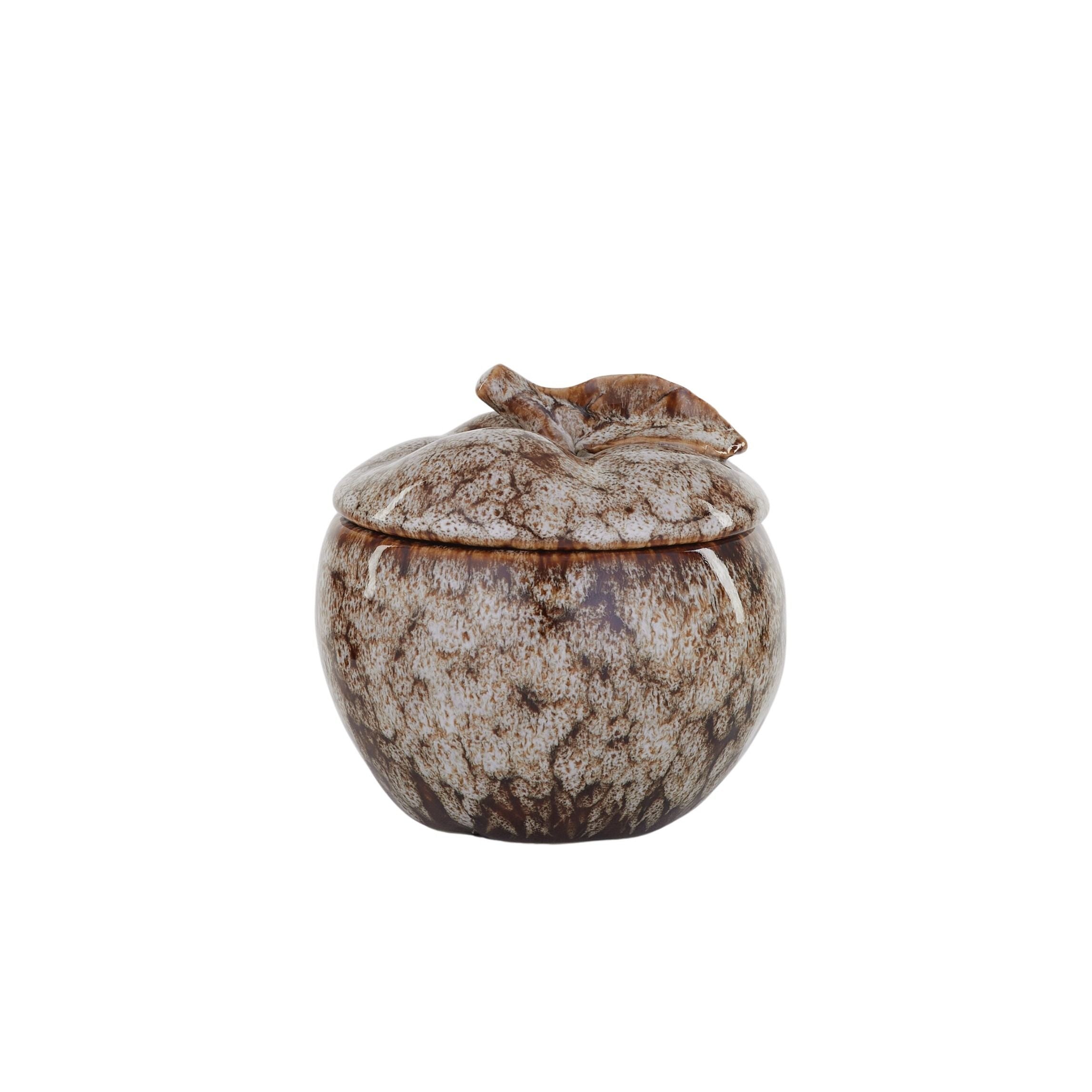 Coast To Coast Pomme Ceramic Trinket Box Cocoa
