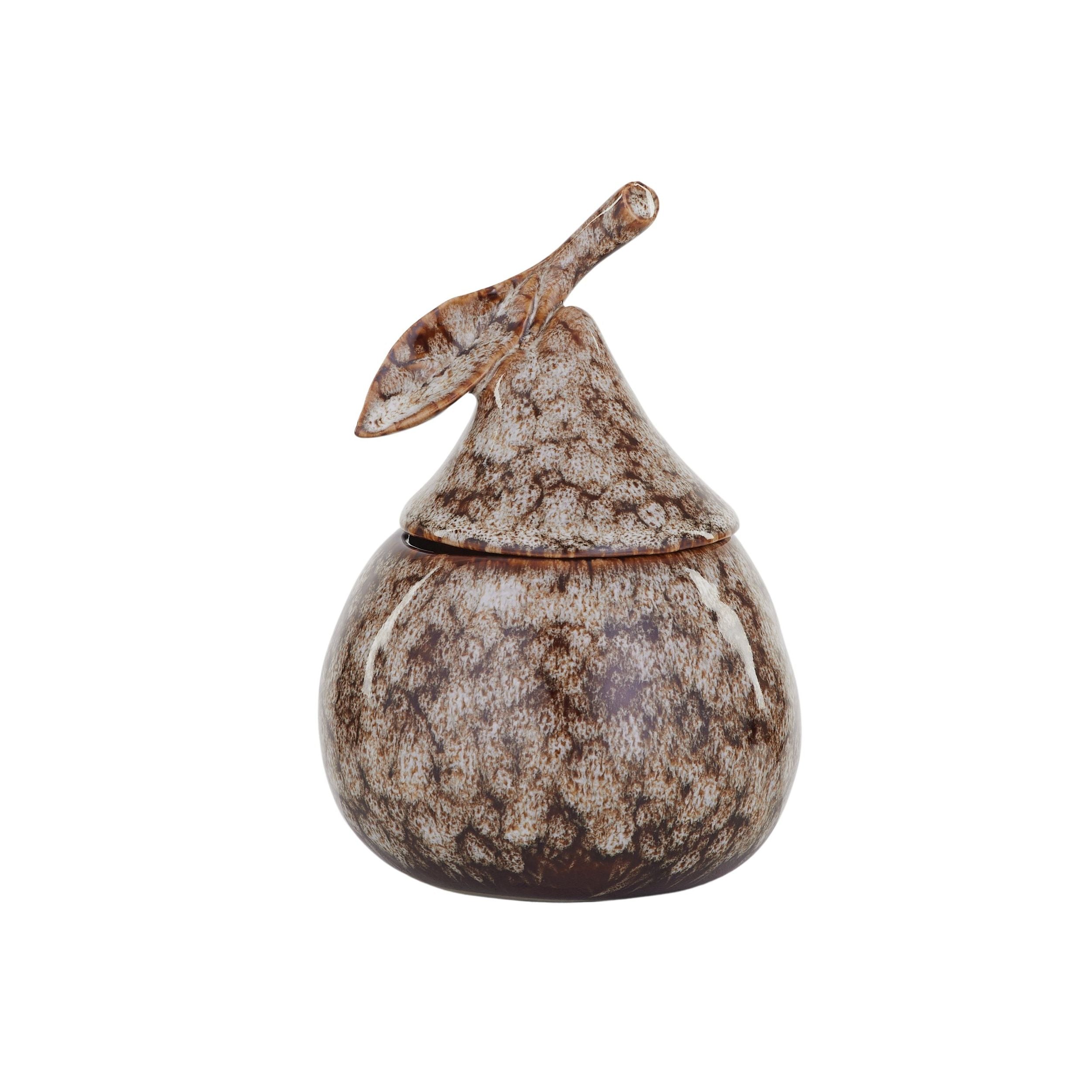 Coast To Coast Poire Ceramic Trinket Box Cocoa