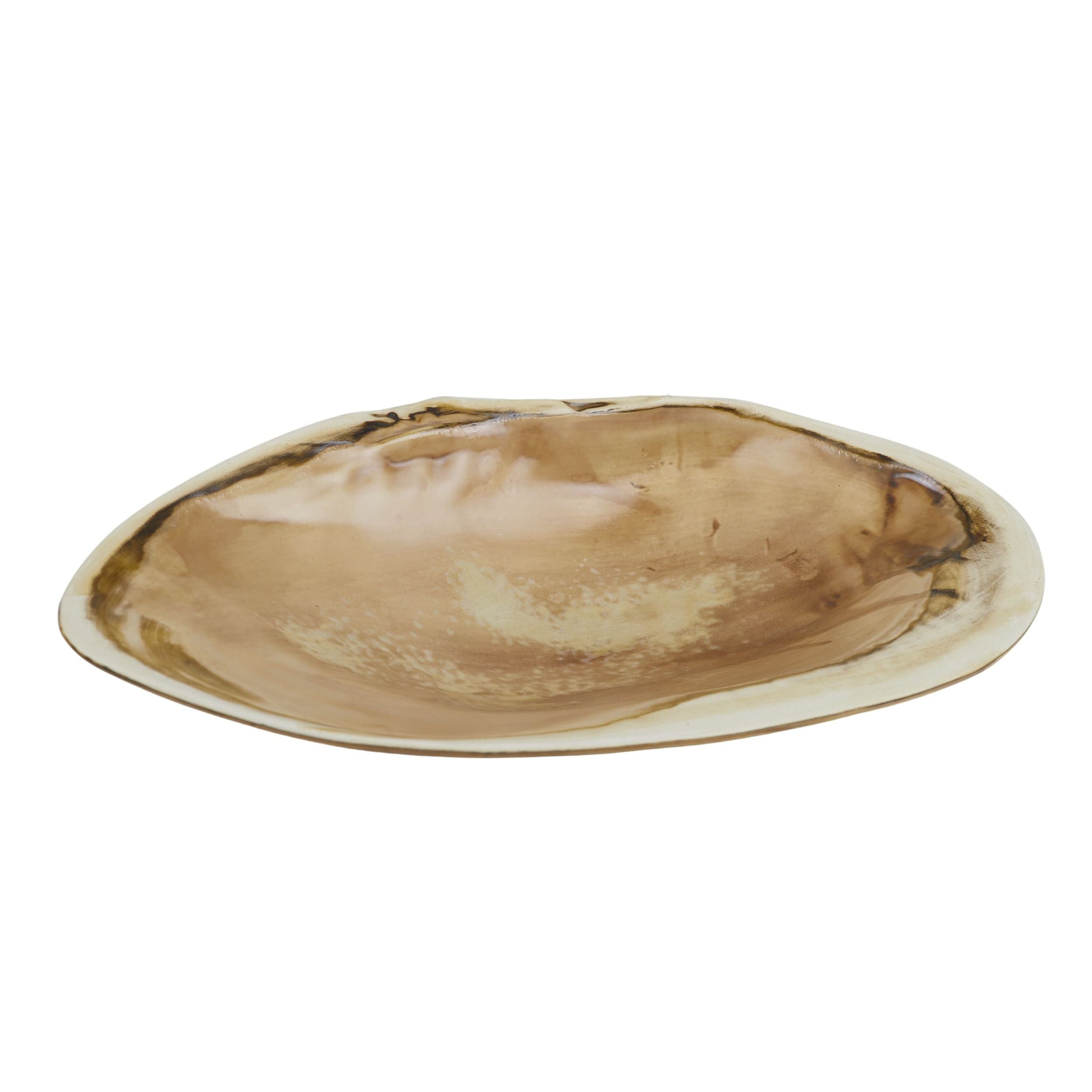 Coast To Coast Octavia Ceramic Shell 33x20cm Natural