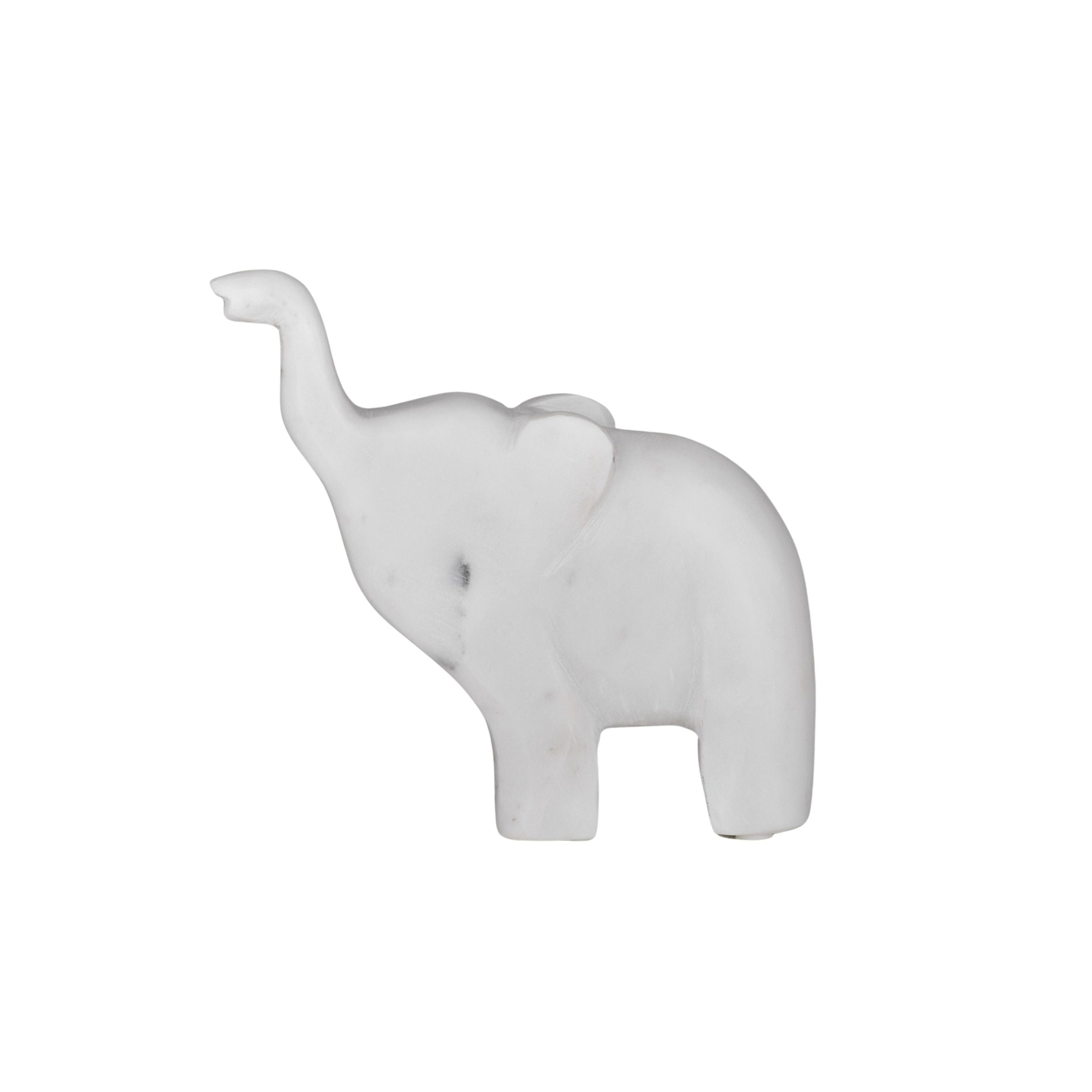 Coast To Coast Ellie Elephant Marble Sculpture Wh