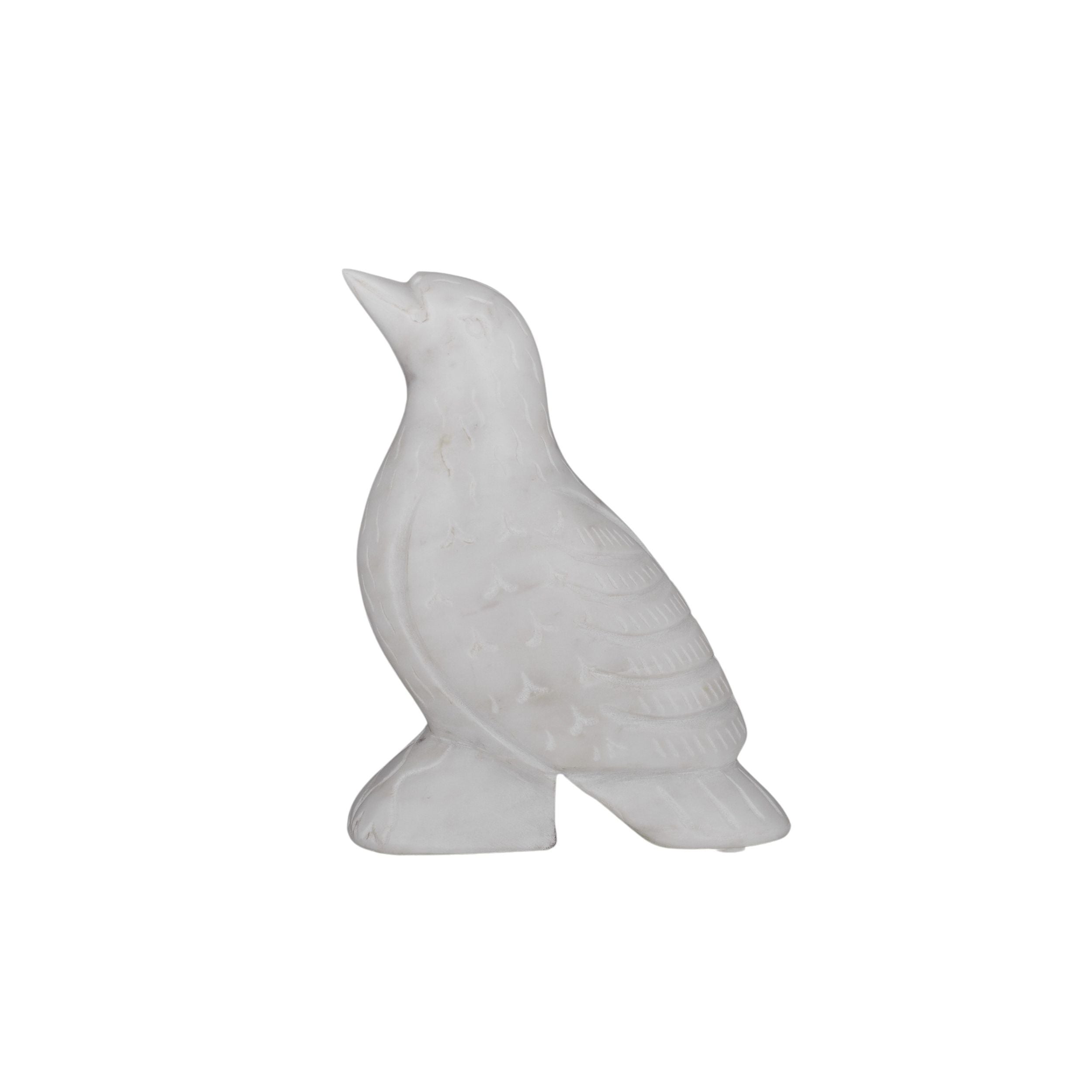 Coast To Coast Tweet Marble Sculpture White