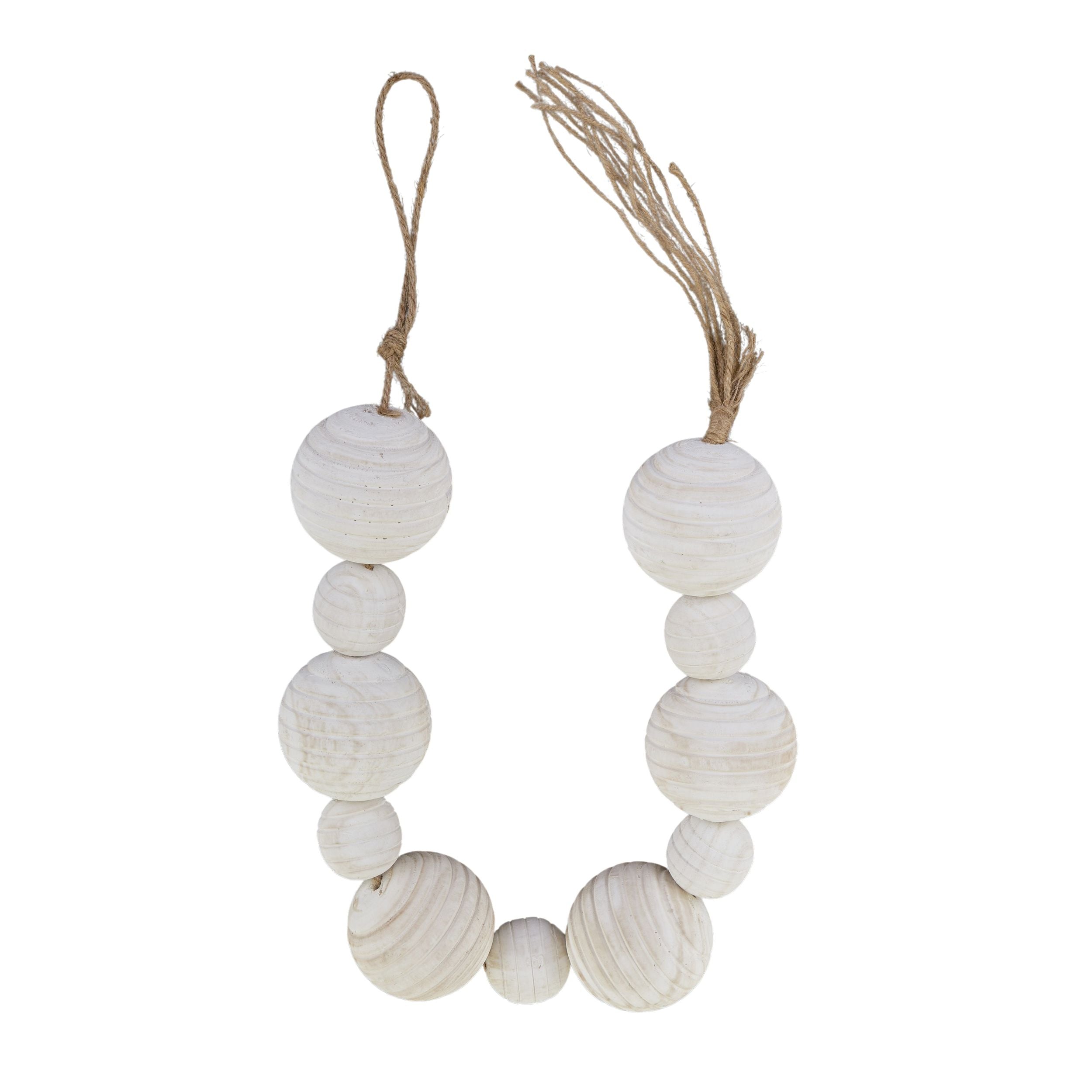 Coast To Coast Avoca Carved Wood Ball Chain
