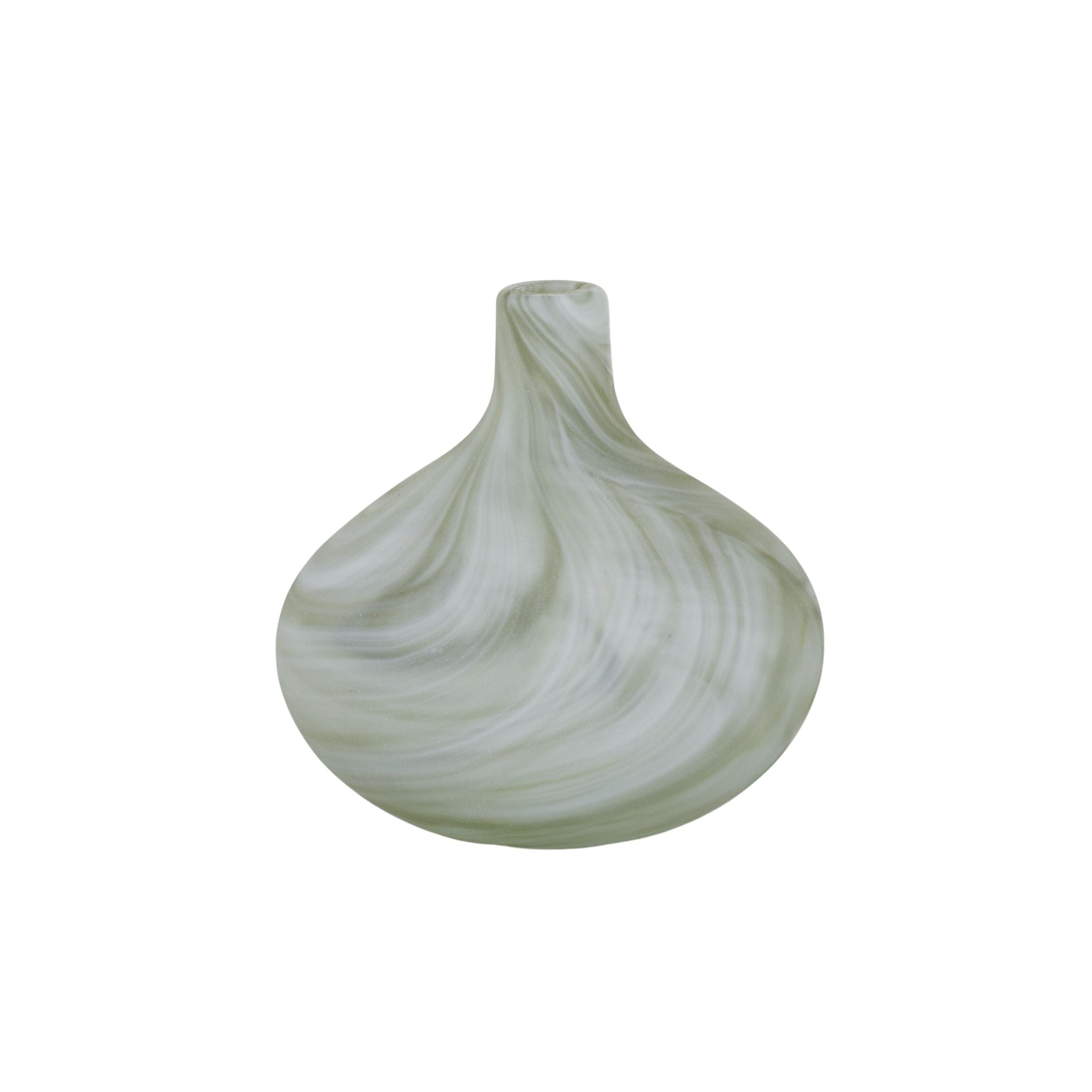 Coast To Coast Tully Glass Vase Green
