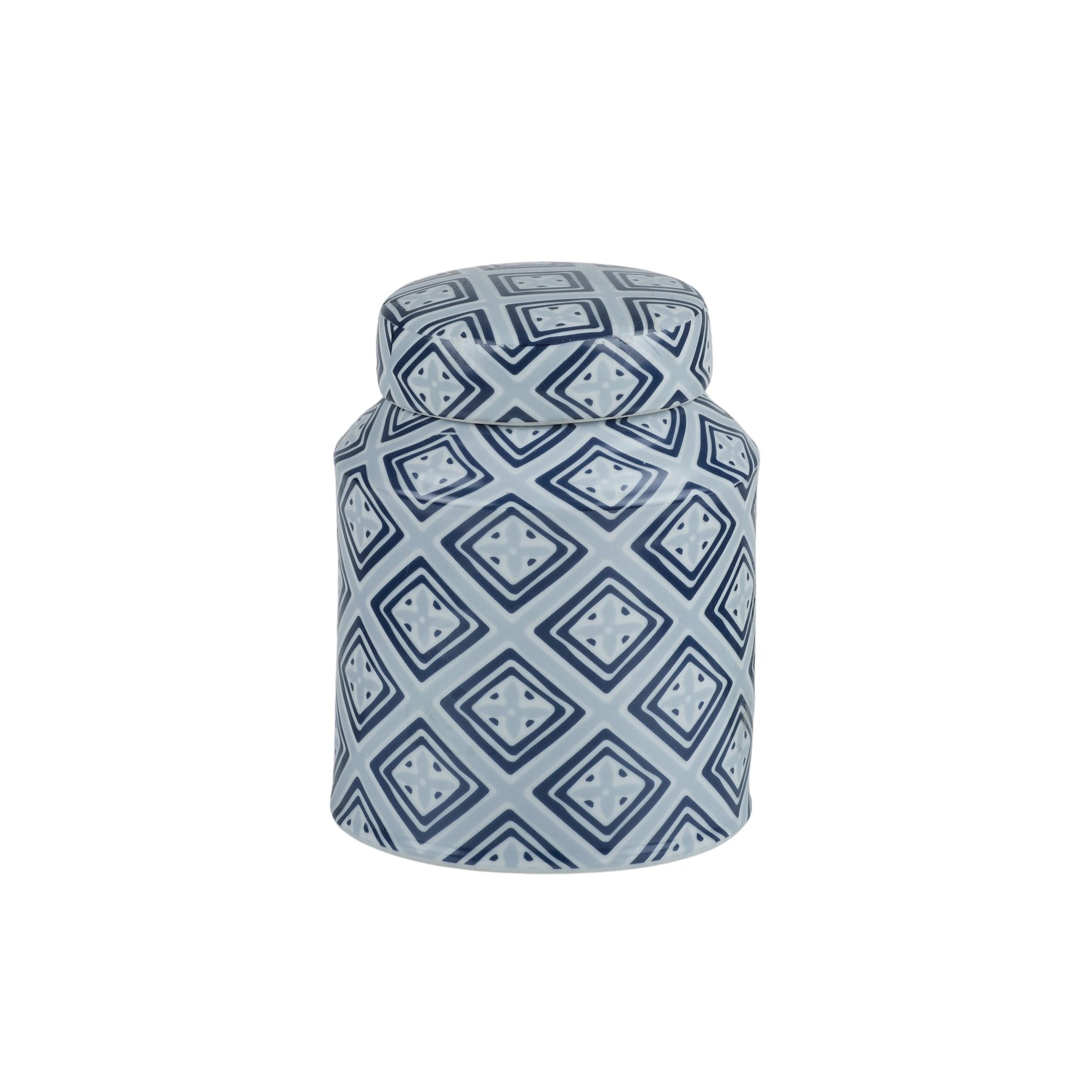 Coast To Coast Aarna Ceramic Jar Blue